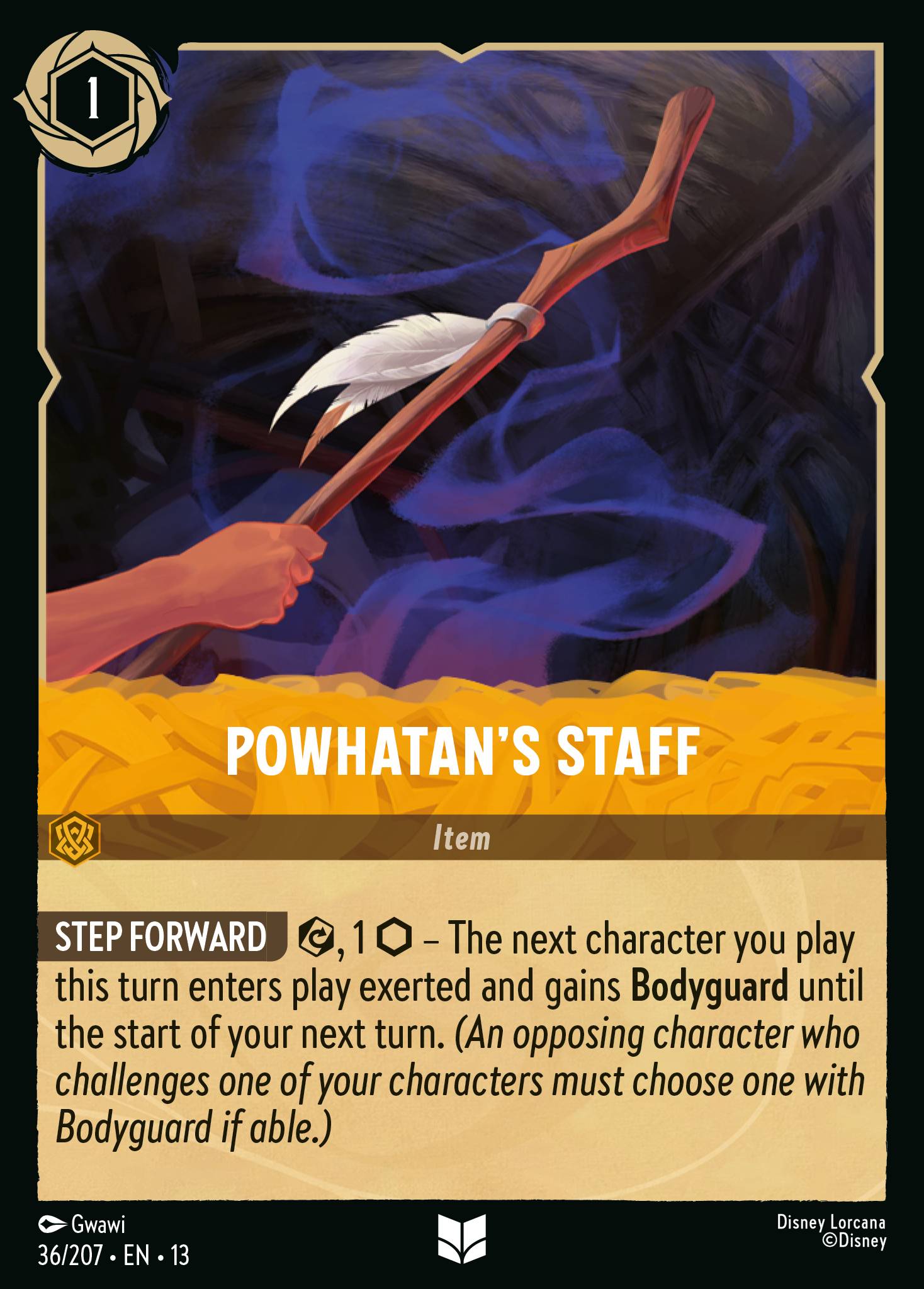 Powhatan's Staff (English)