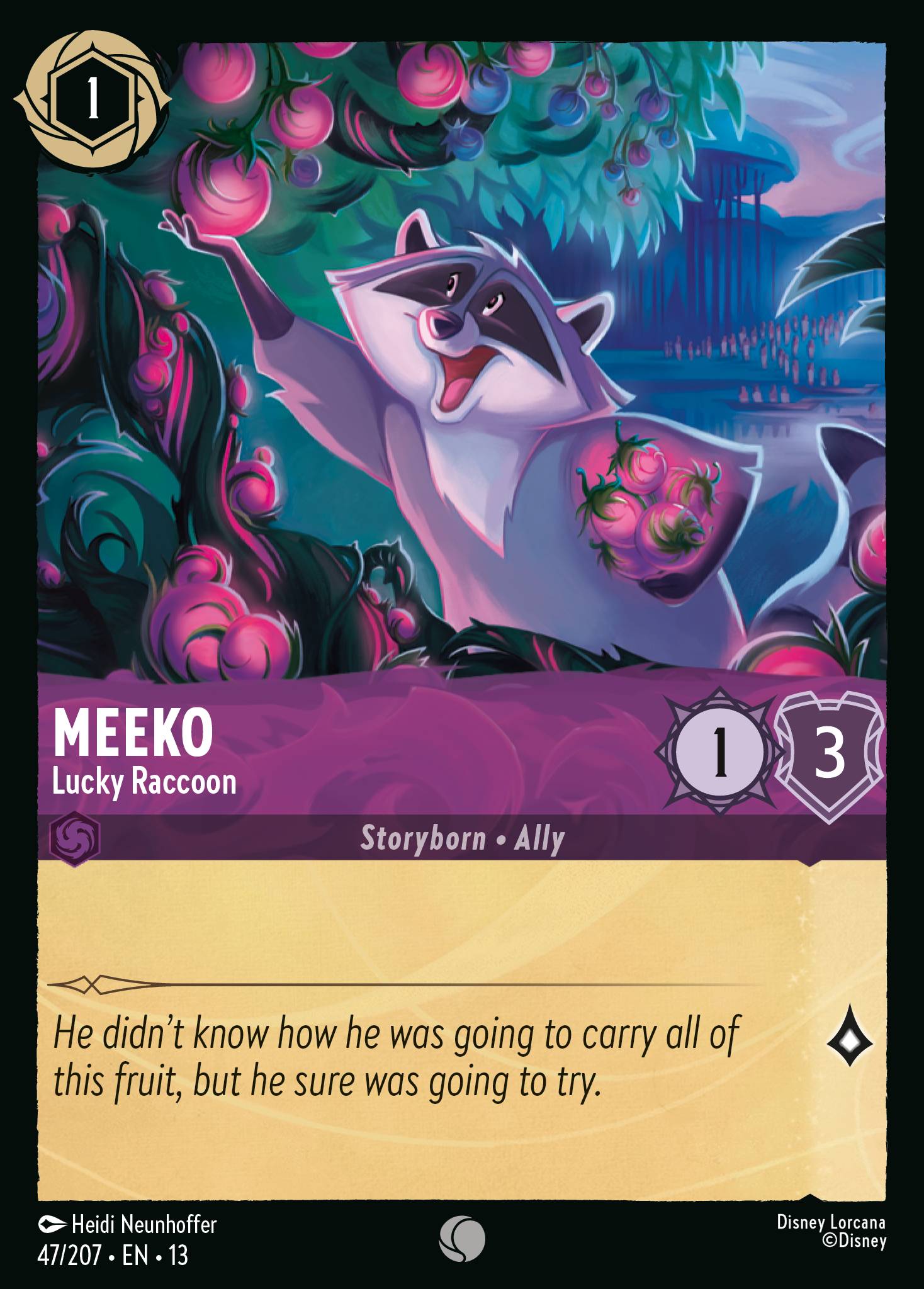 Meeko - Lucky Raccoon (English)