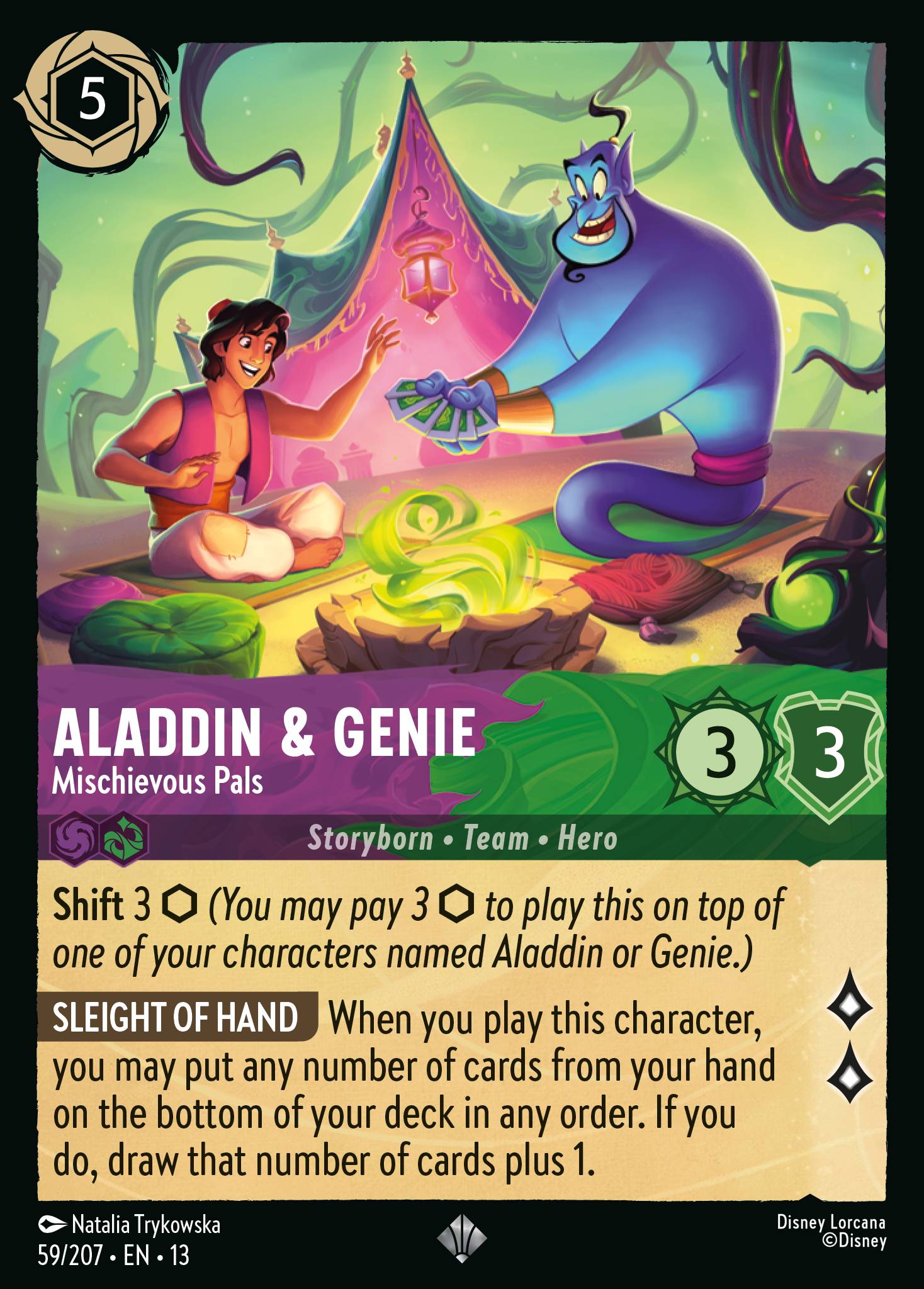 Aladdin & Genie - Mischievous Pals (English)