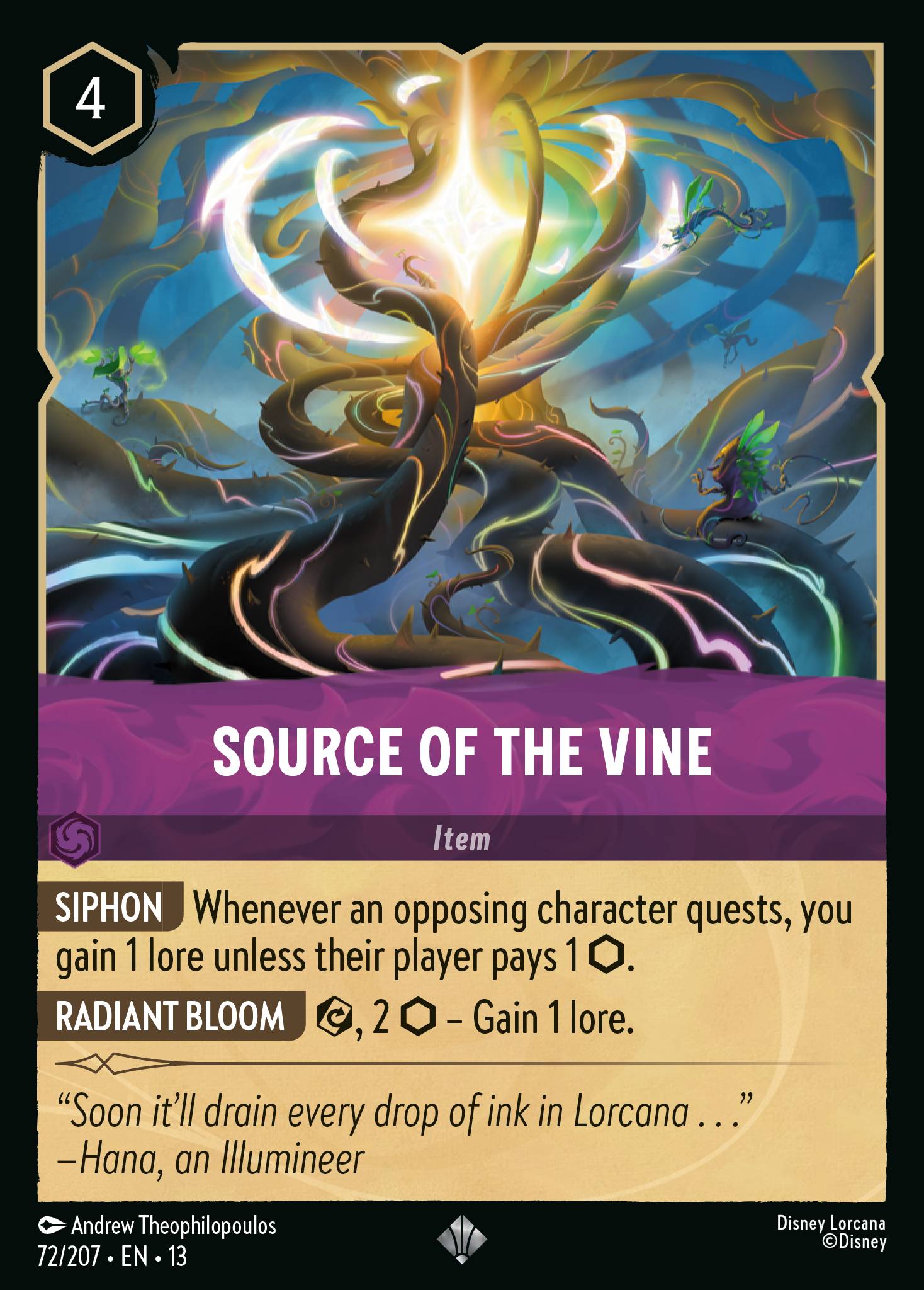 Source of the Vine (English)