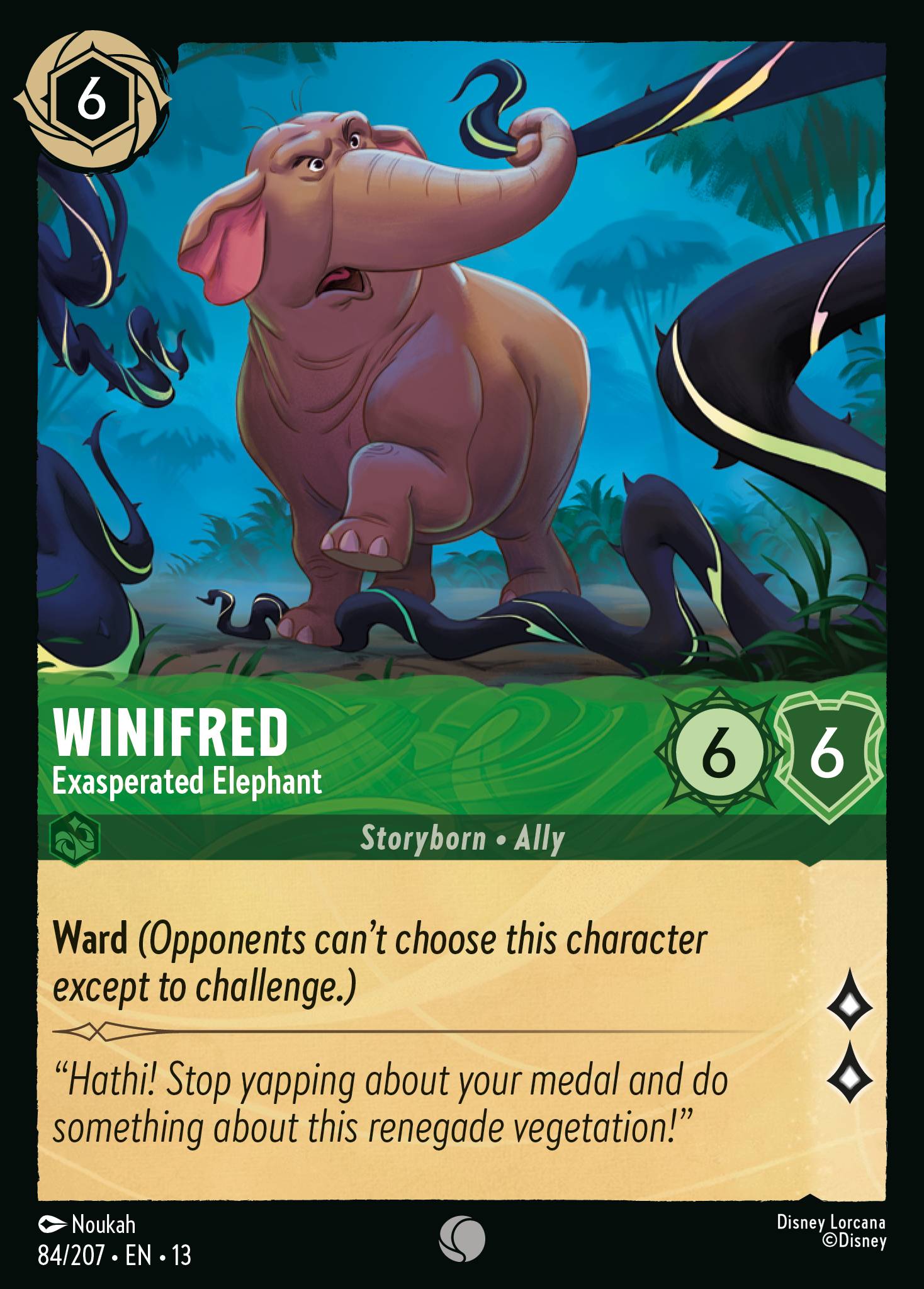 Winifred - Exasperated Elephant (English)
