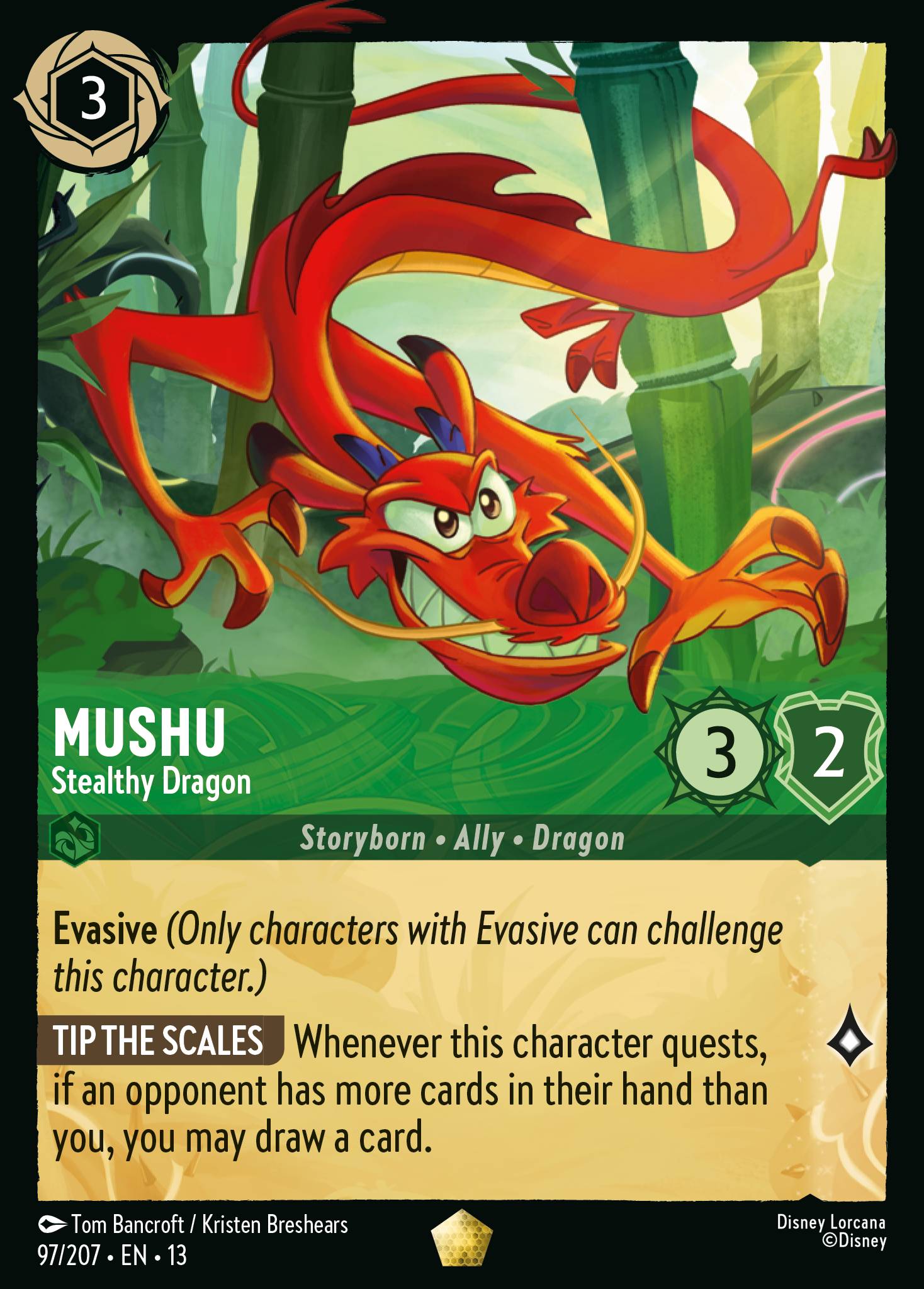 Mushu - Stealthy Dragon (Legendary) (English)