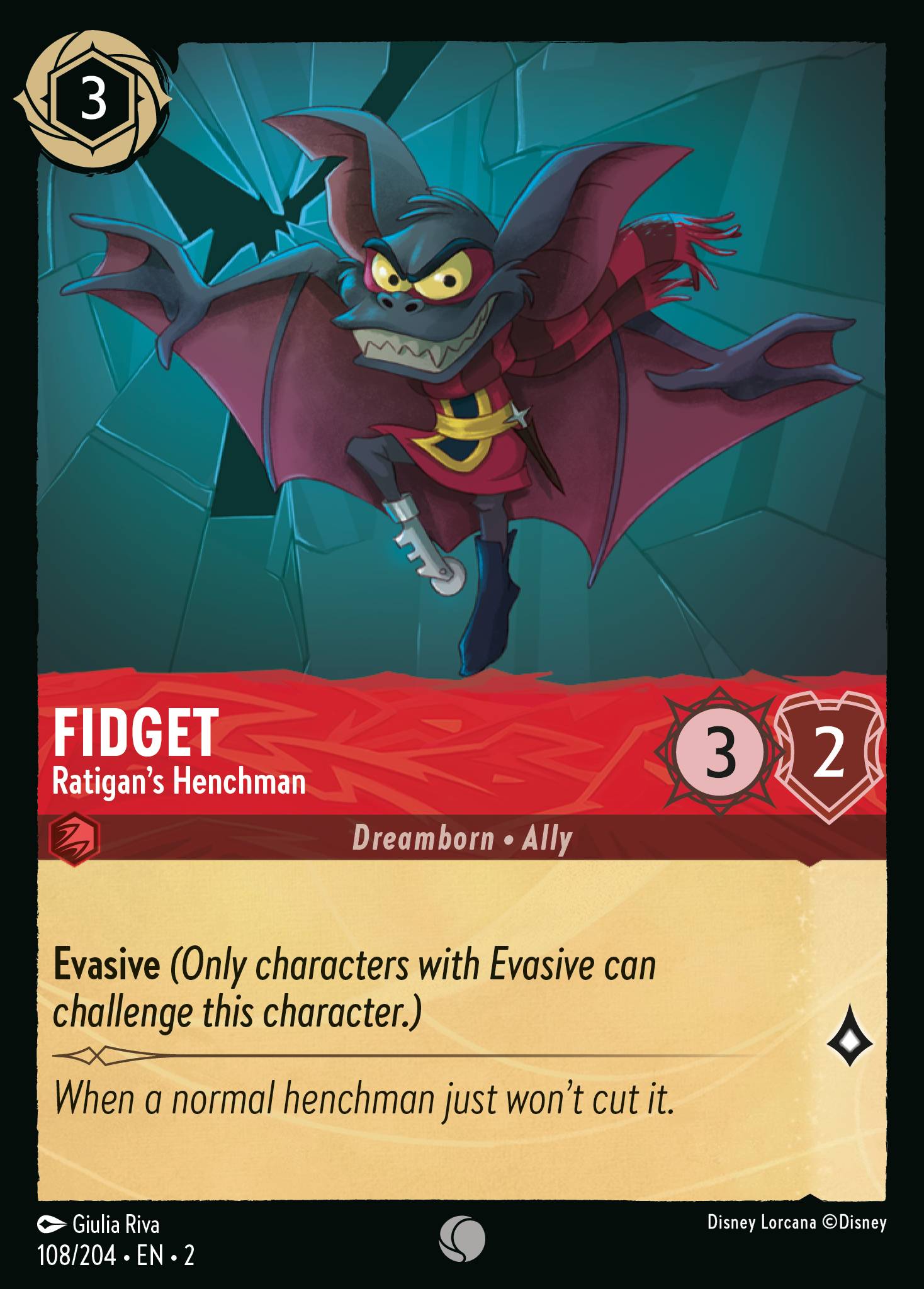 Fidget - Ratigan's Henchman (English)