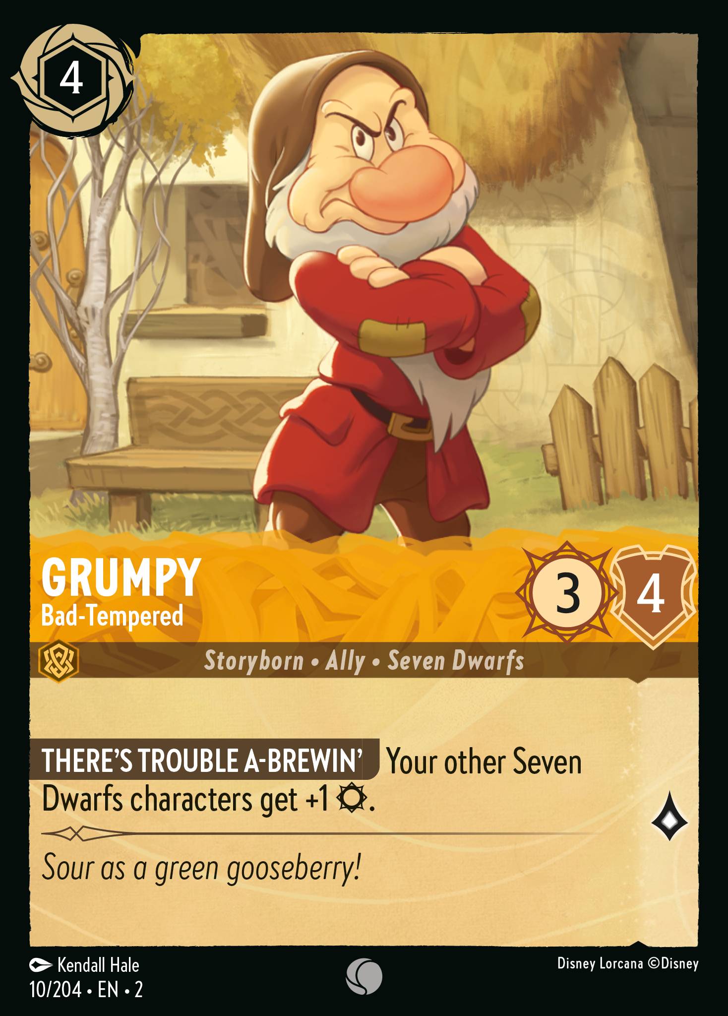 Grumpy - Bad-Tempered (English)