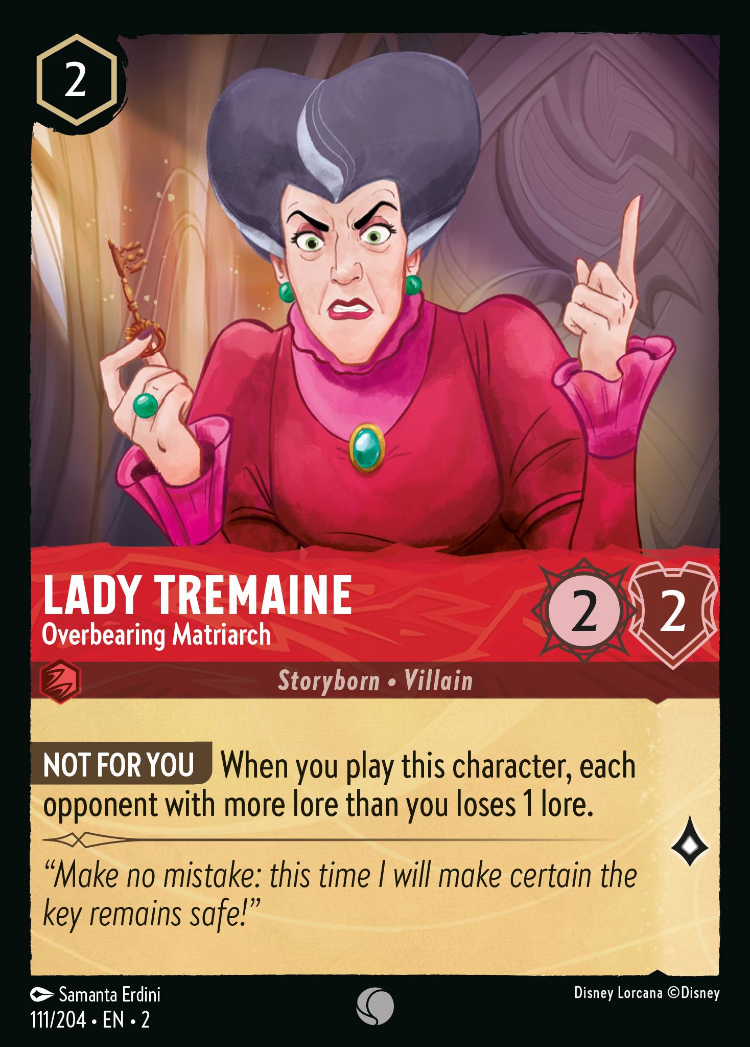 Lady Tremaine - Overbearing Matriarch (English)
