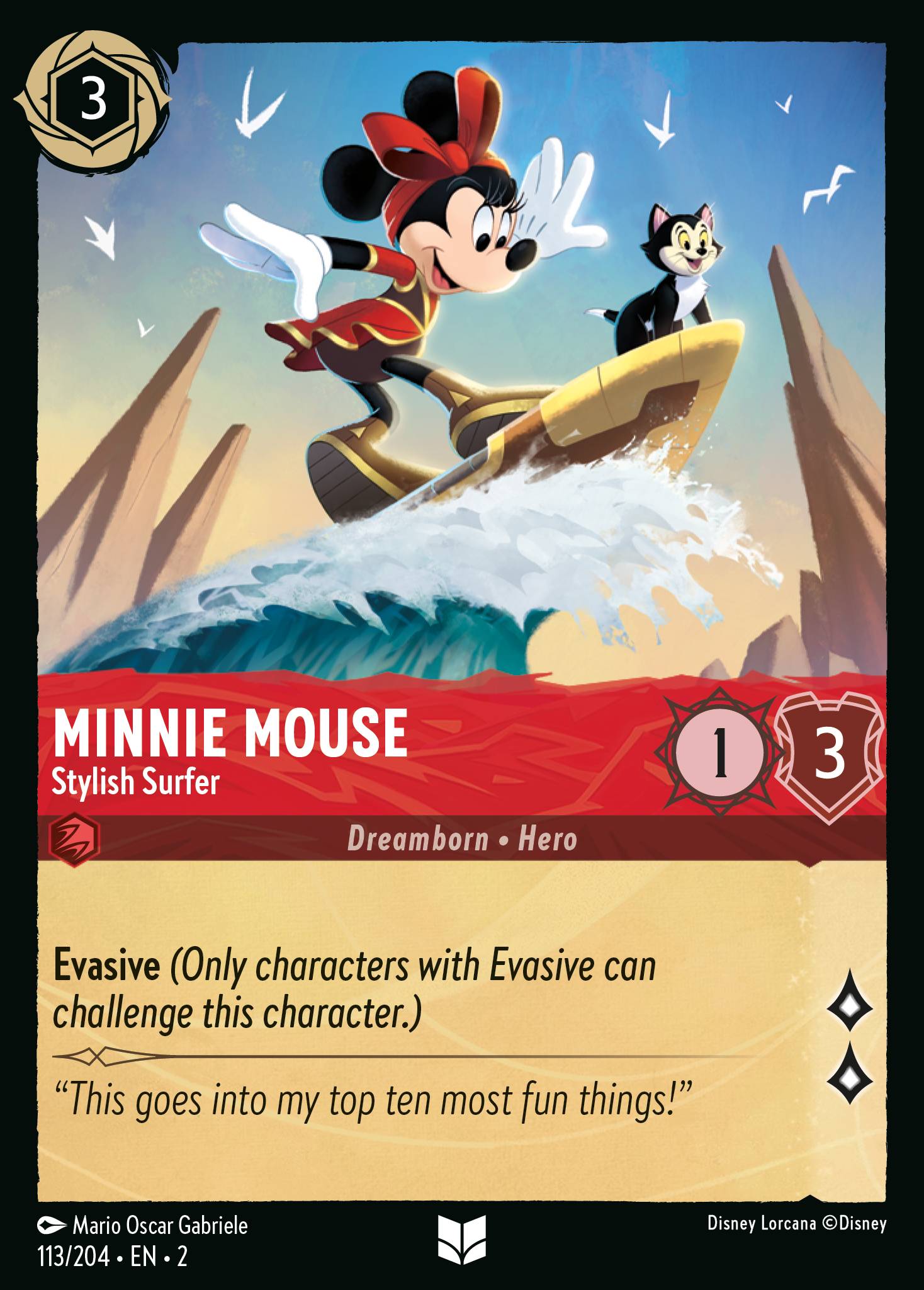 Minnie Mouse - Stylish Surfer (English)