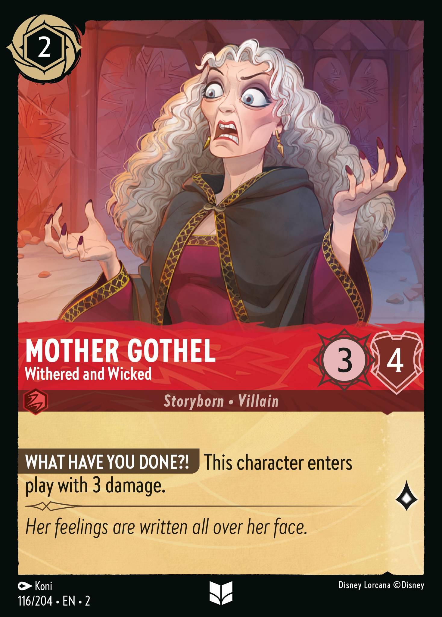 Mother Gothel - Withered and Wicked (English)