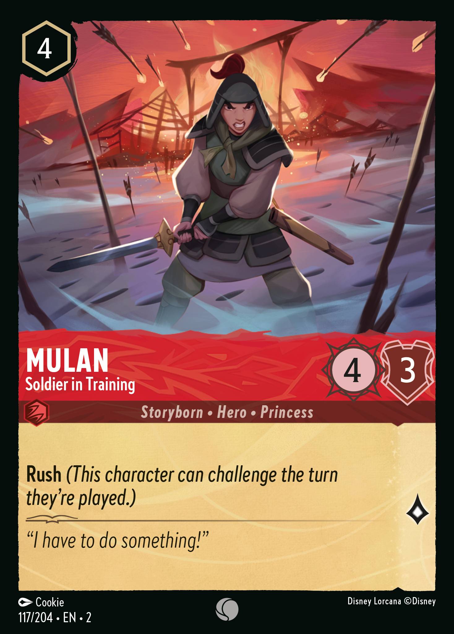Mulan - Soldier in Training (English)