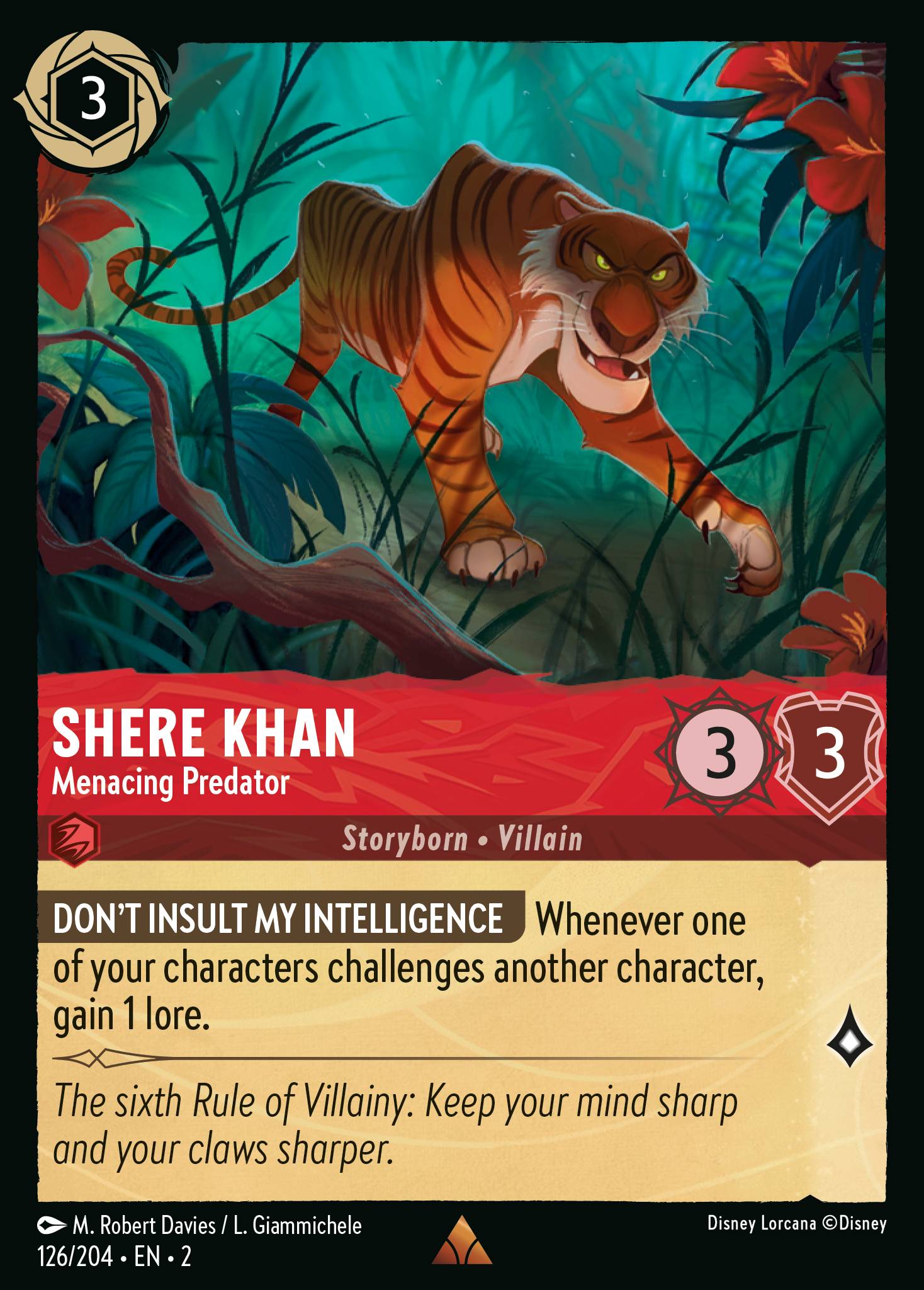 Shere Khan - Menacing Predator (English)