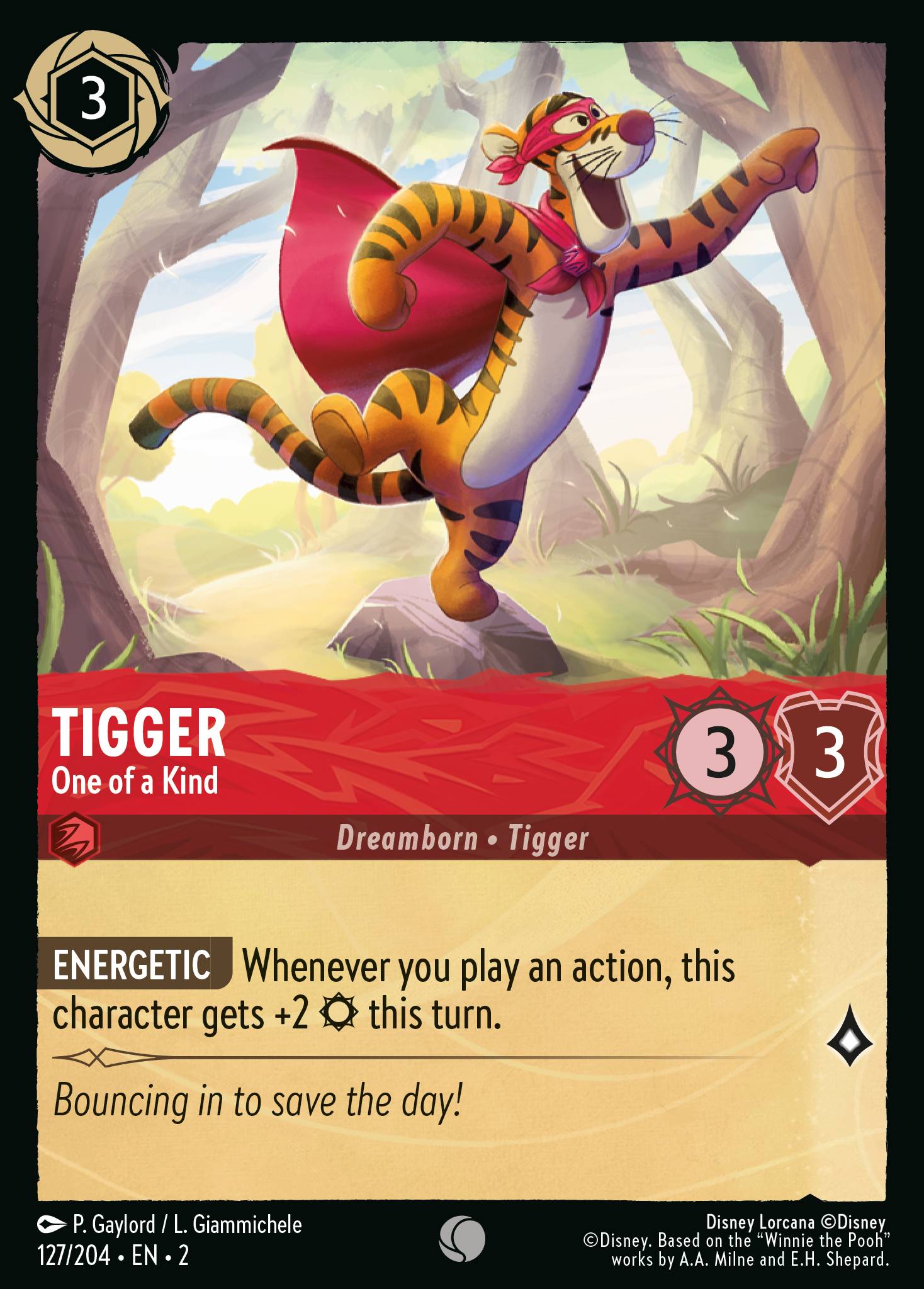 Tigger - One of a Kind (English)