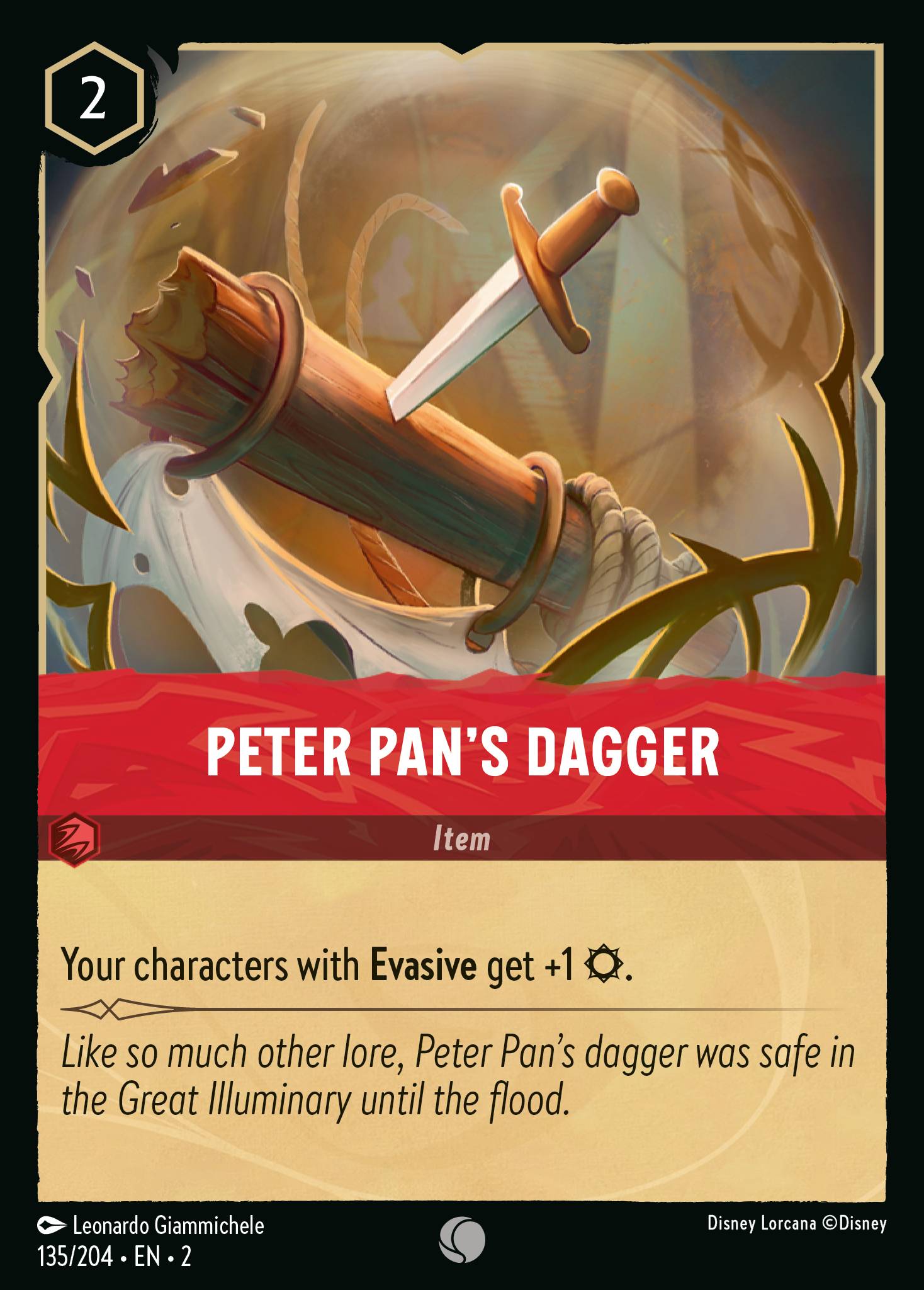 Peter Pan's Dagger (English)
