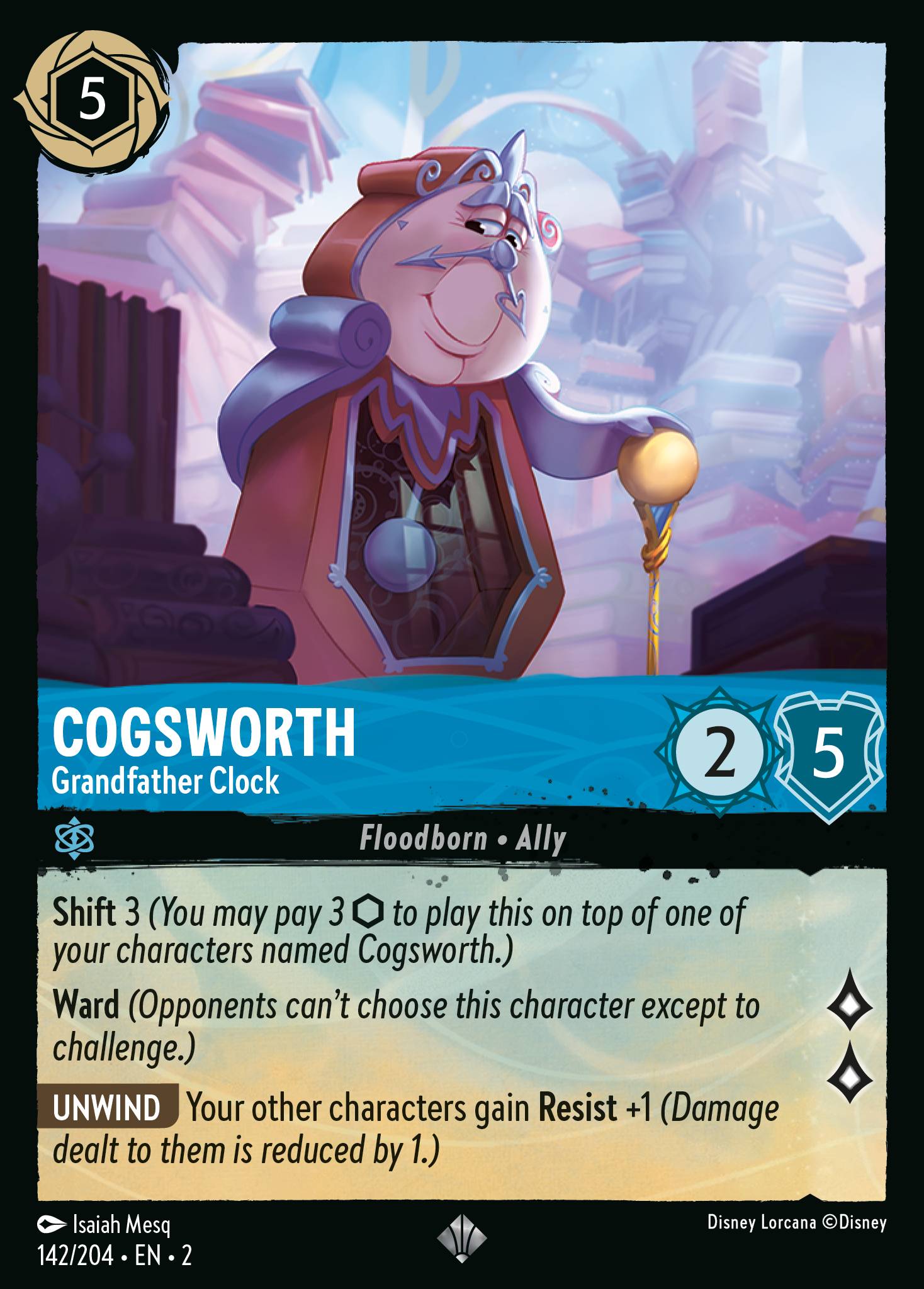 Cogsworth - Grandfather Clock (English)