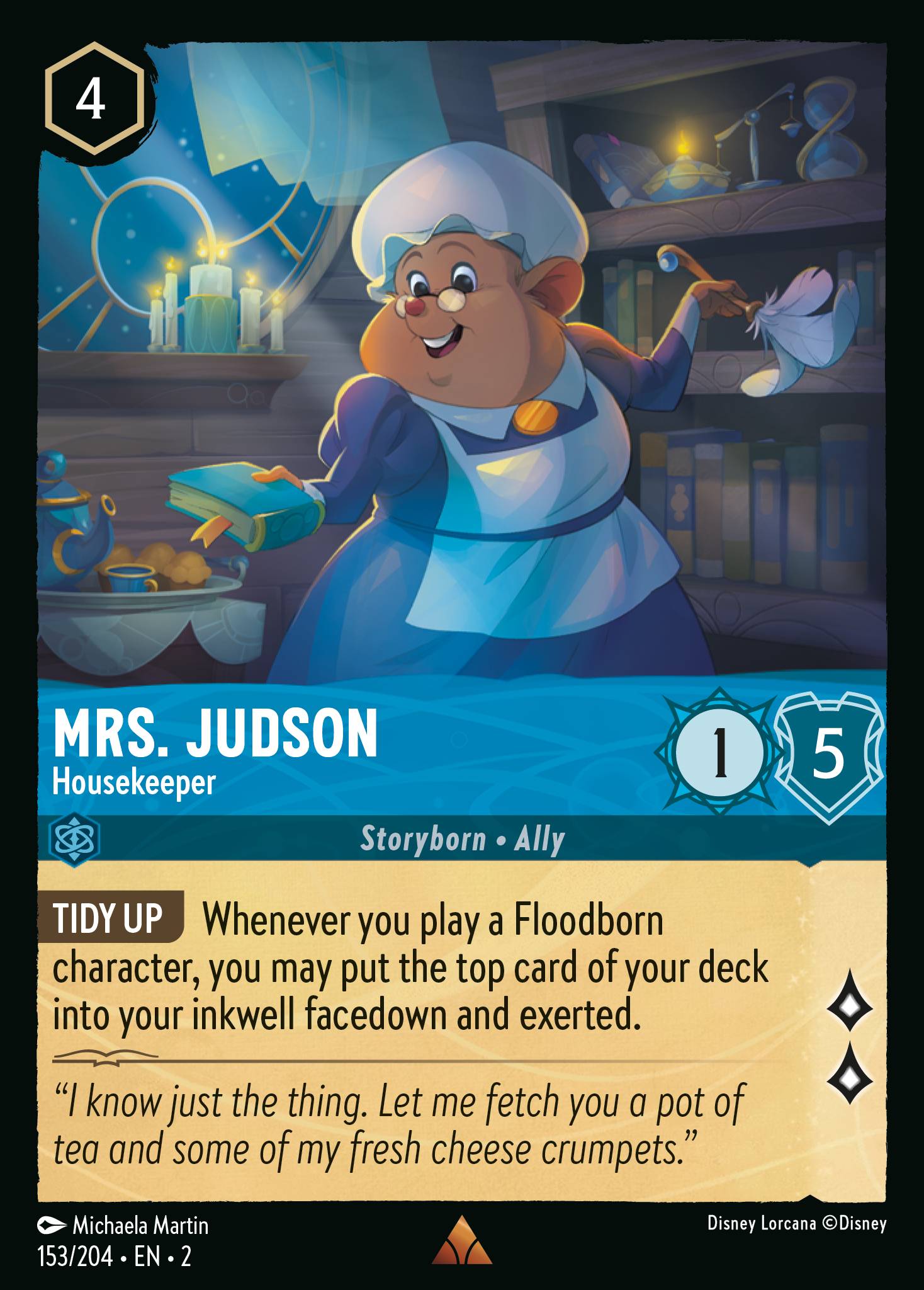 Mrs. Judson - Housekeeper (English)