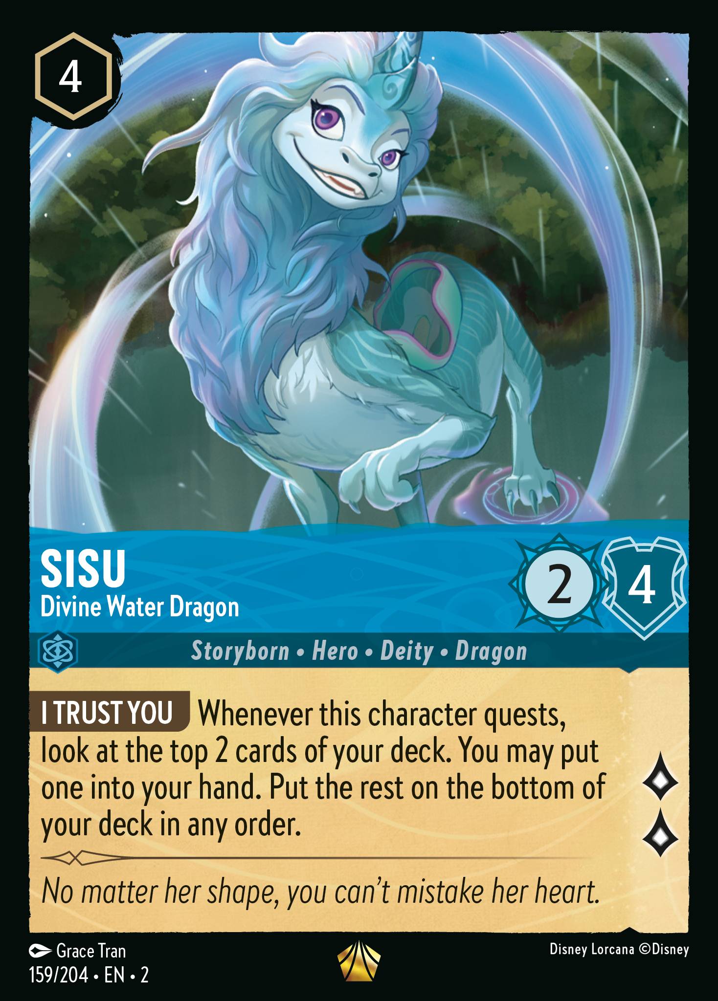 Sisu - Divine Water Dragon (Legendary) (English)