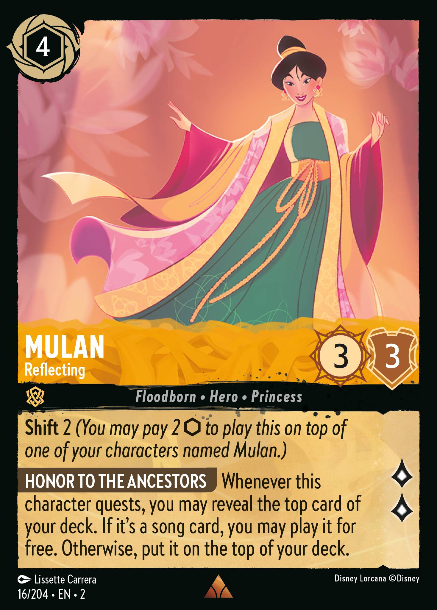 Mulan - Reflecting (English)