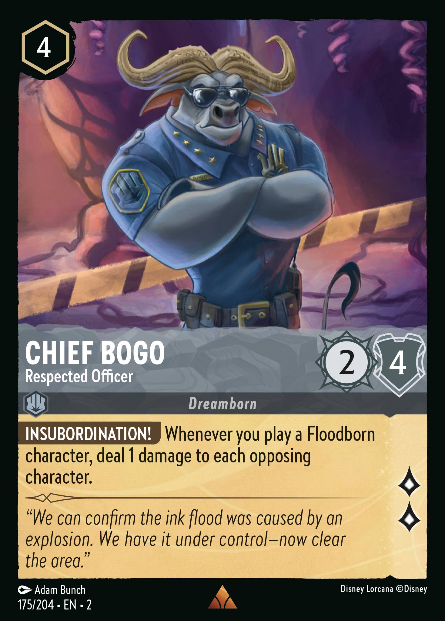 Chief Bogo - Respected Officer (English)