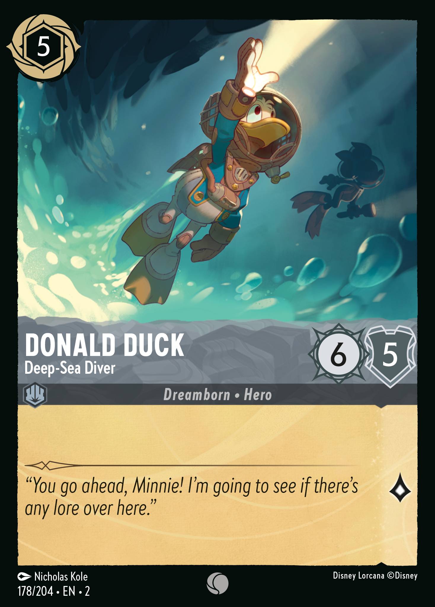 Donald Duck - Deep-Sea Diver (English)