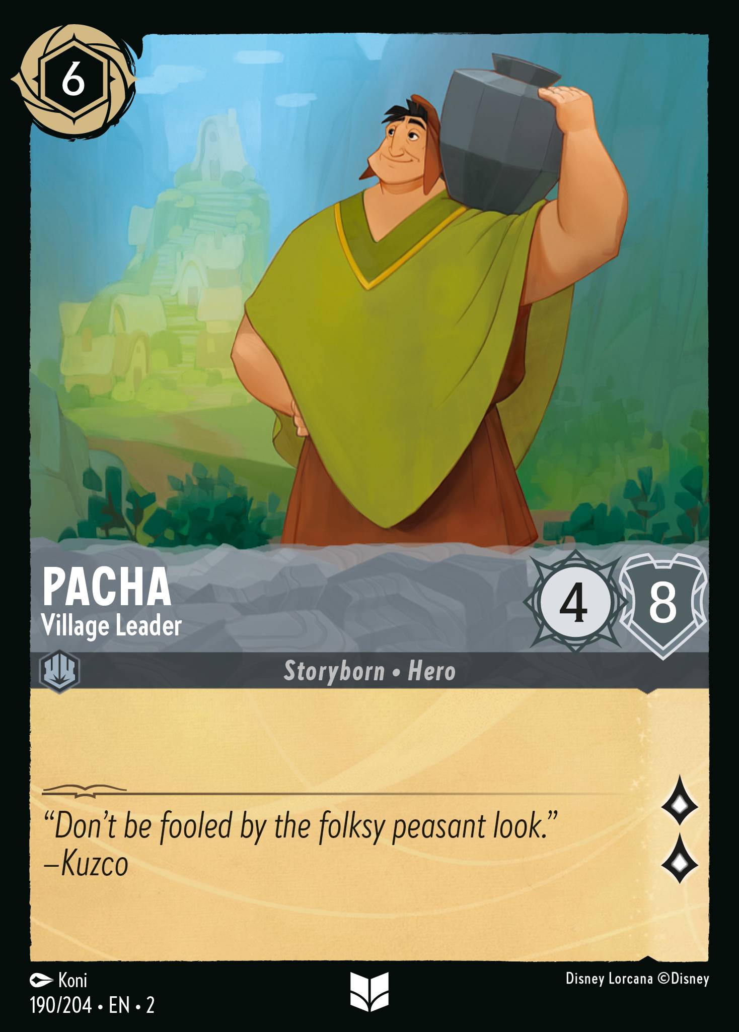 Pacha - Village Leader (English)