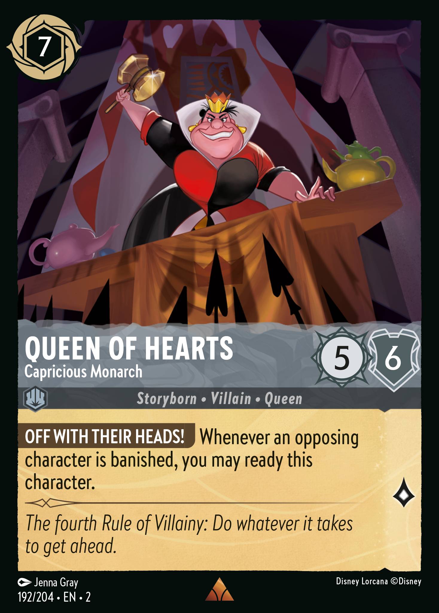 Queen of Hearts - Capricious Monarch (English)