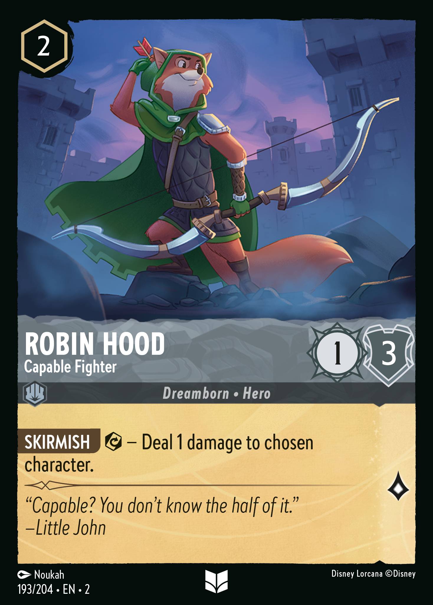 Robin Hood - Capable Fighter (English)