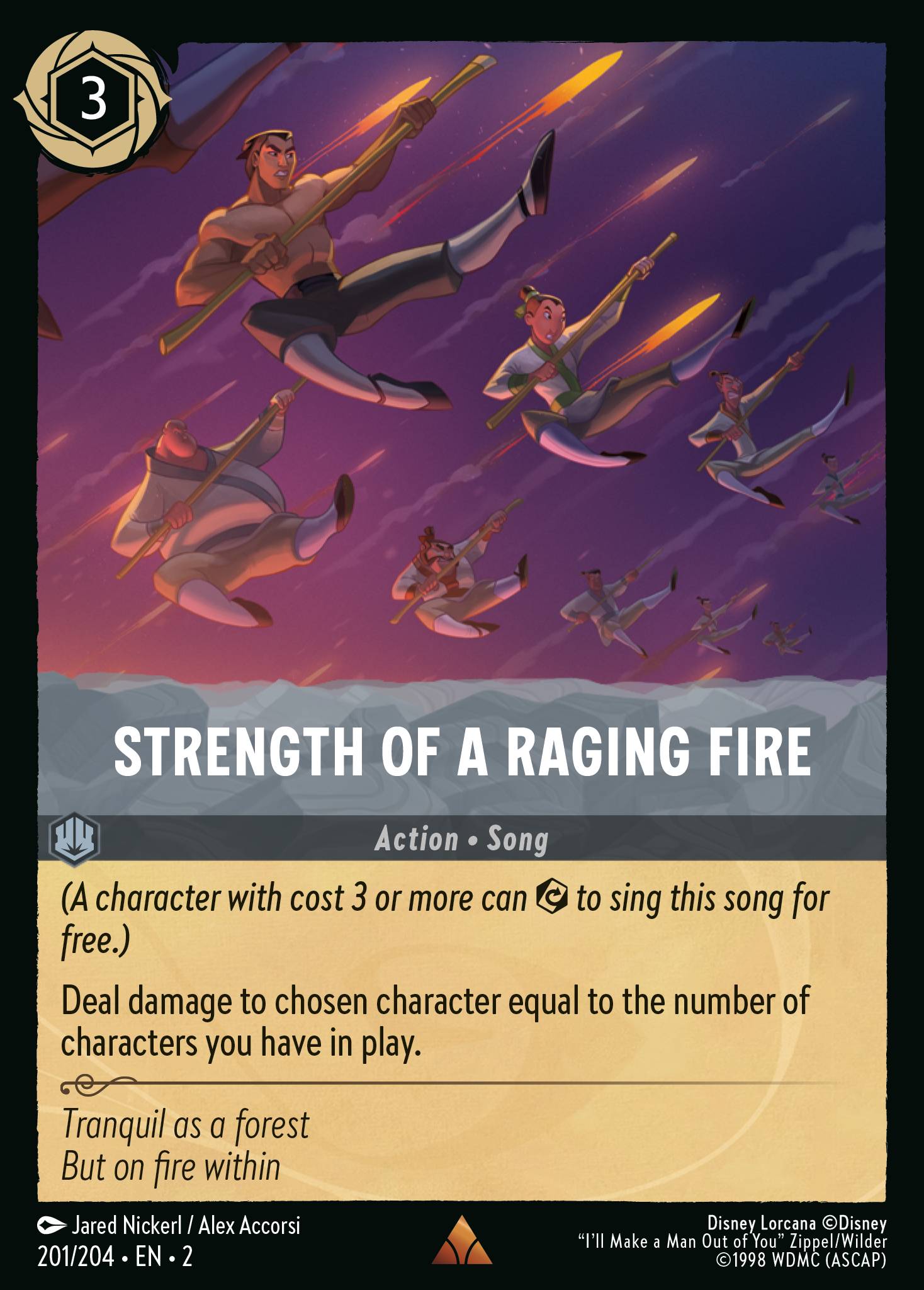 Strength of a Raging Fire (English)