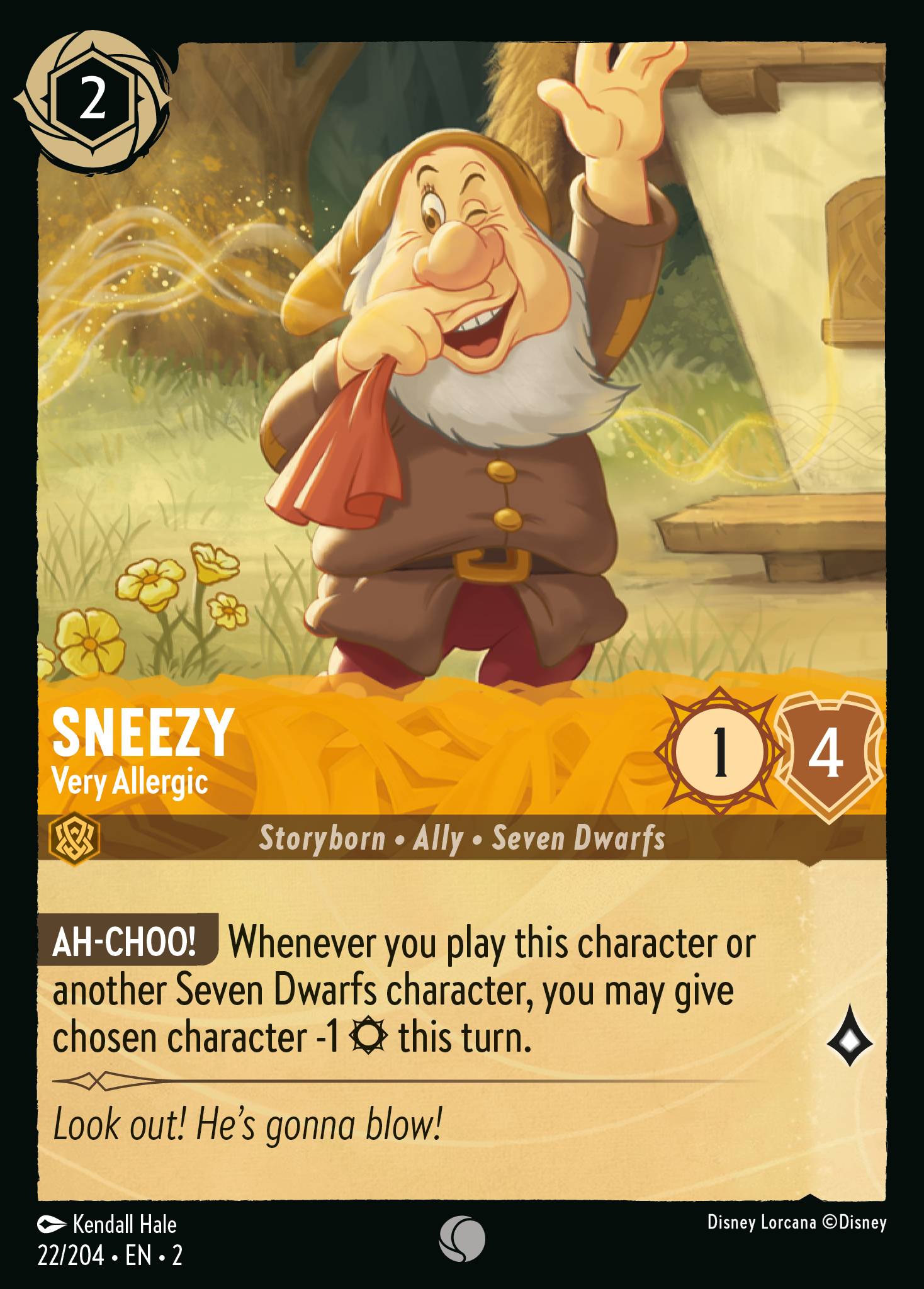 Sneezy - Very Allergic (English)