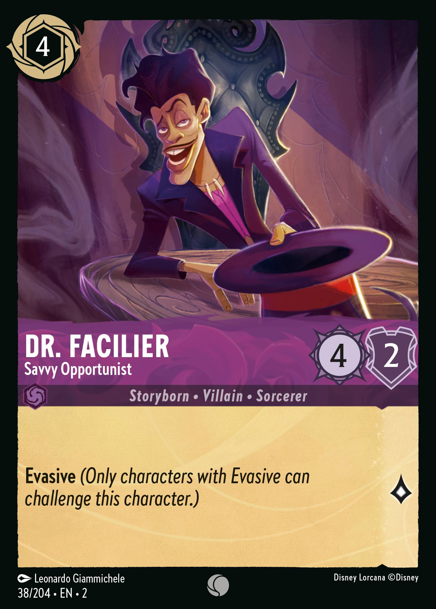 Dr. Facilier - Savvy Opportunist (English)