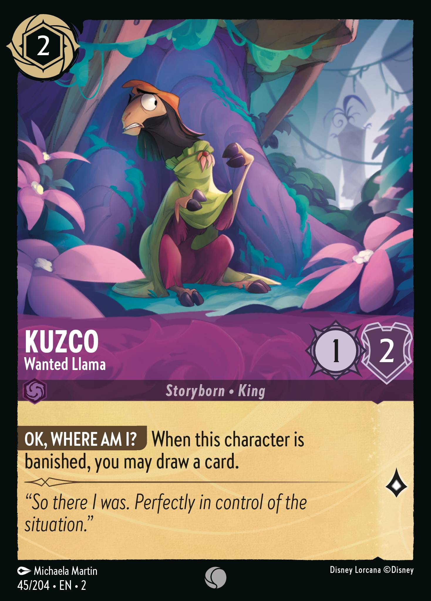 Kuzco - Wanted Llama (English)
