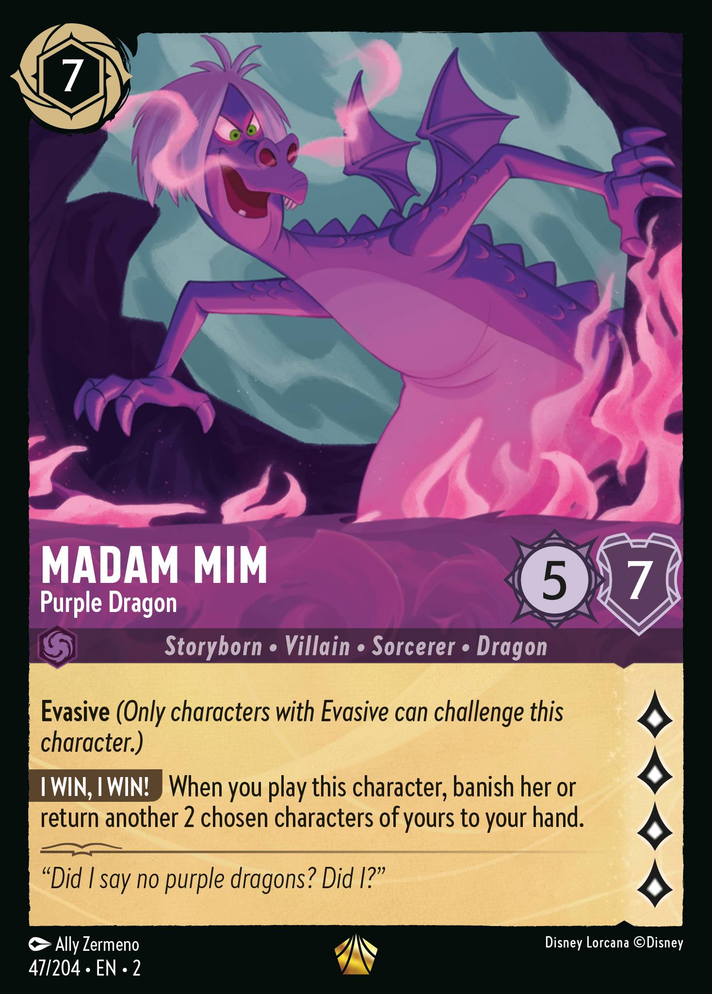 Madam Mim - Purple Dragon (Legendary) (English)