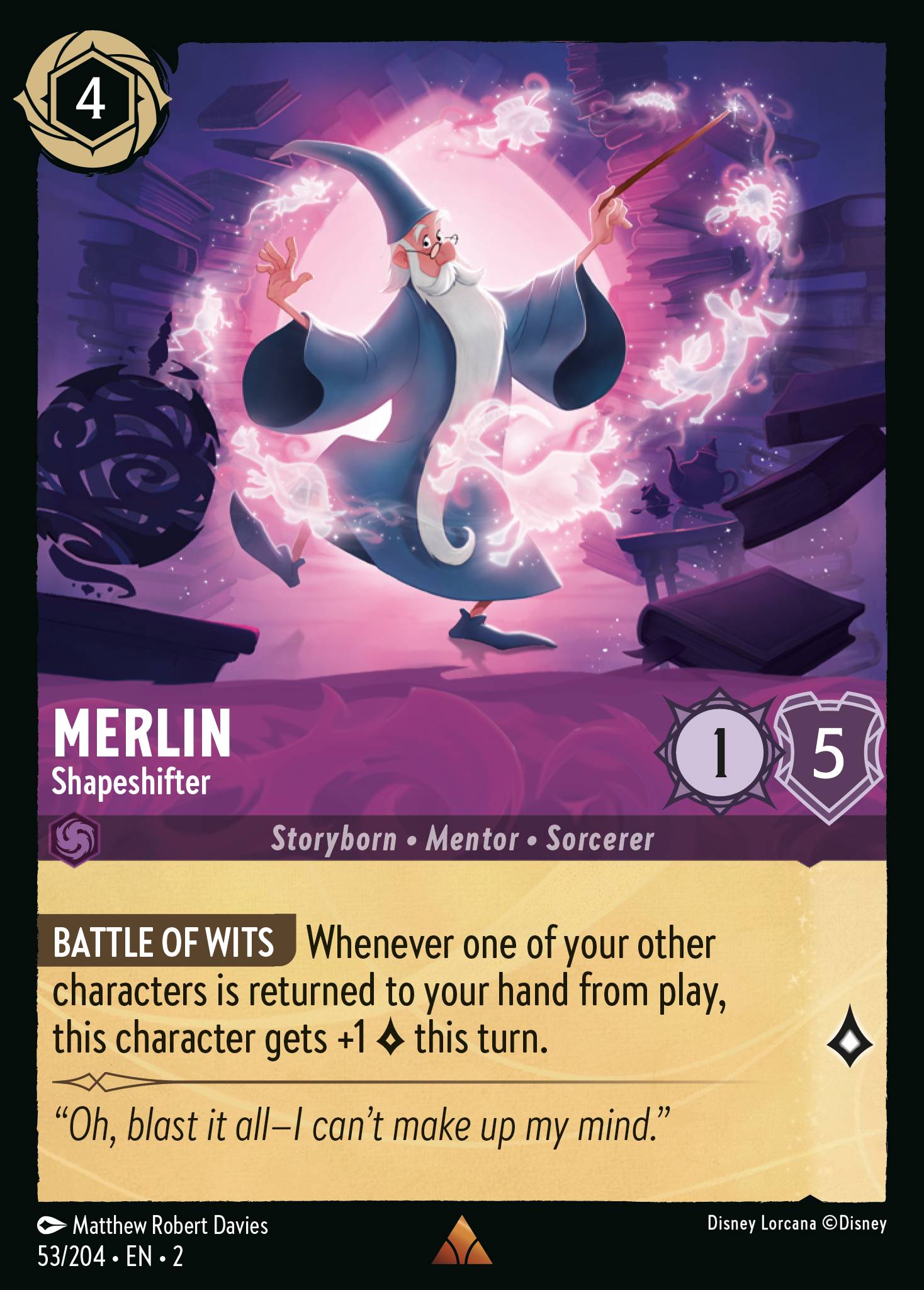 Merlin - Shapeshifter (English)