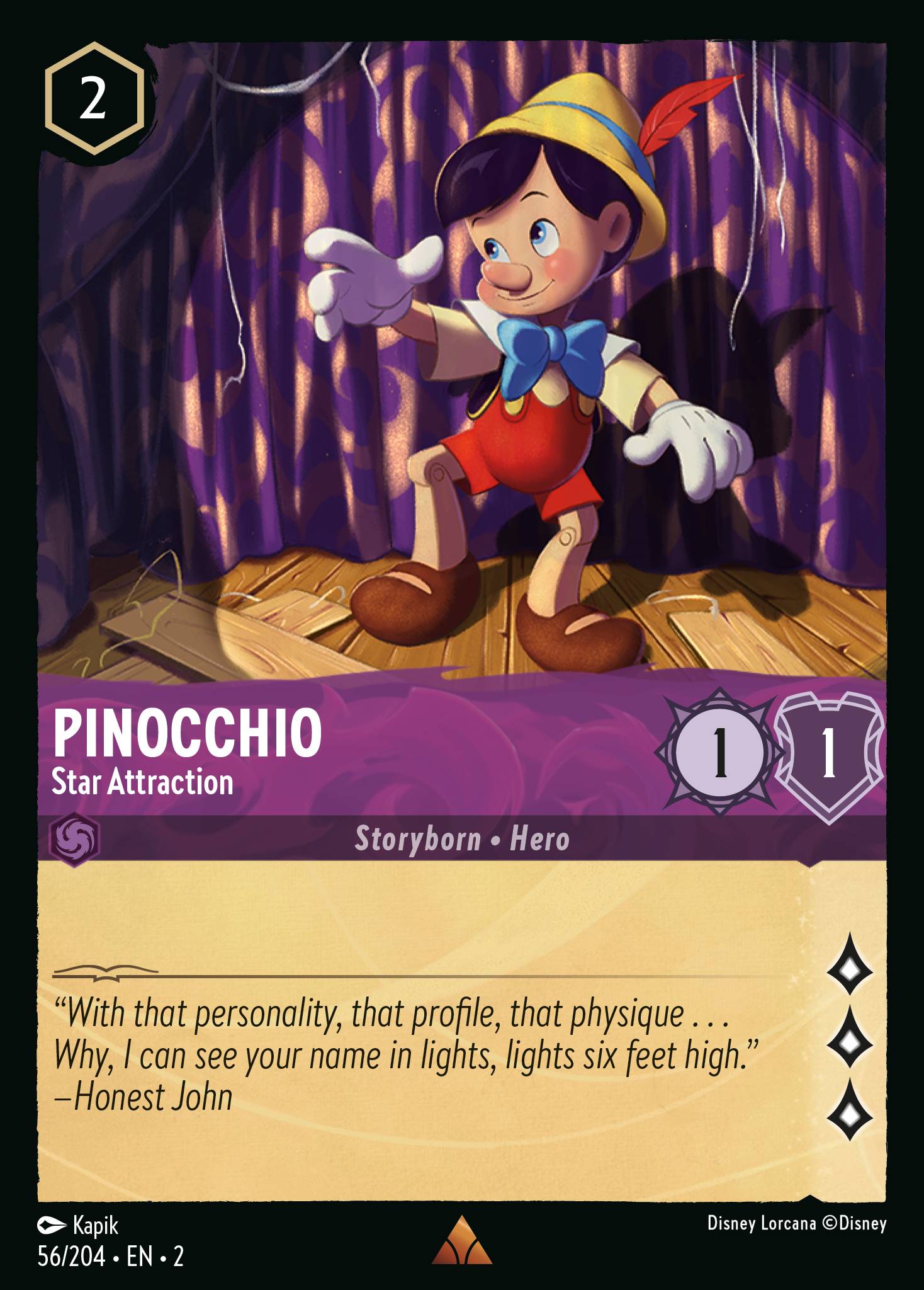 Pinocchio - Star Attraction (English)