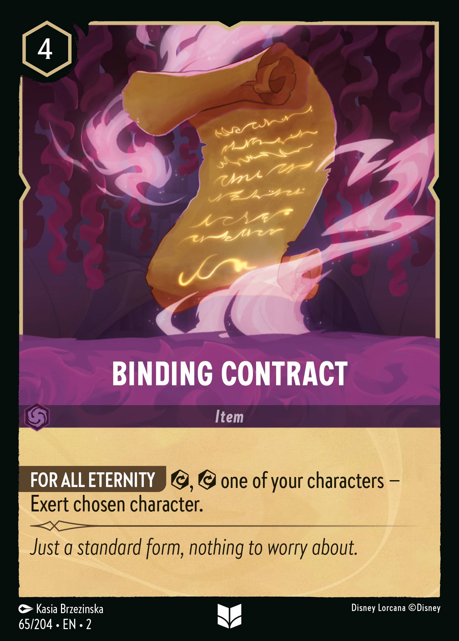 Binding Contract (English)