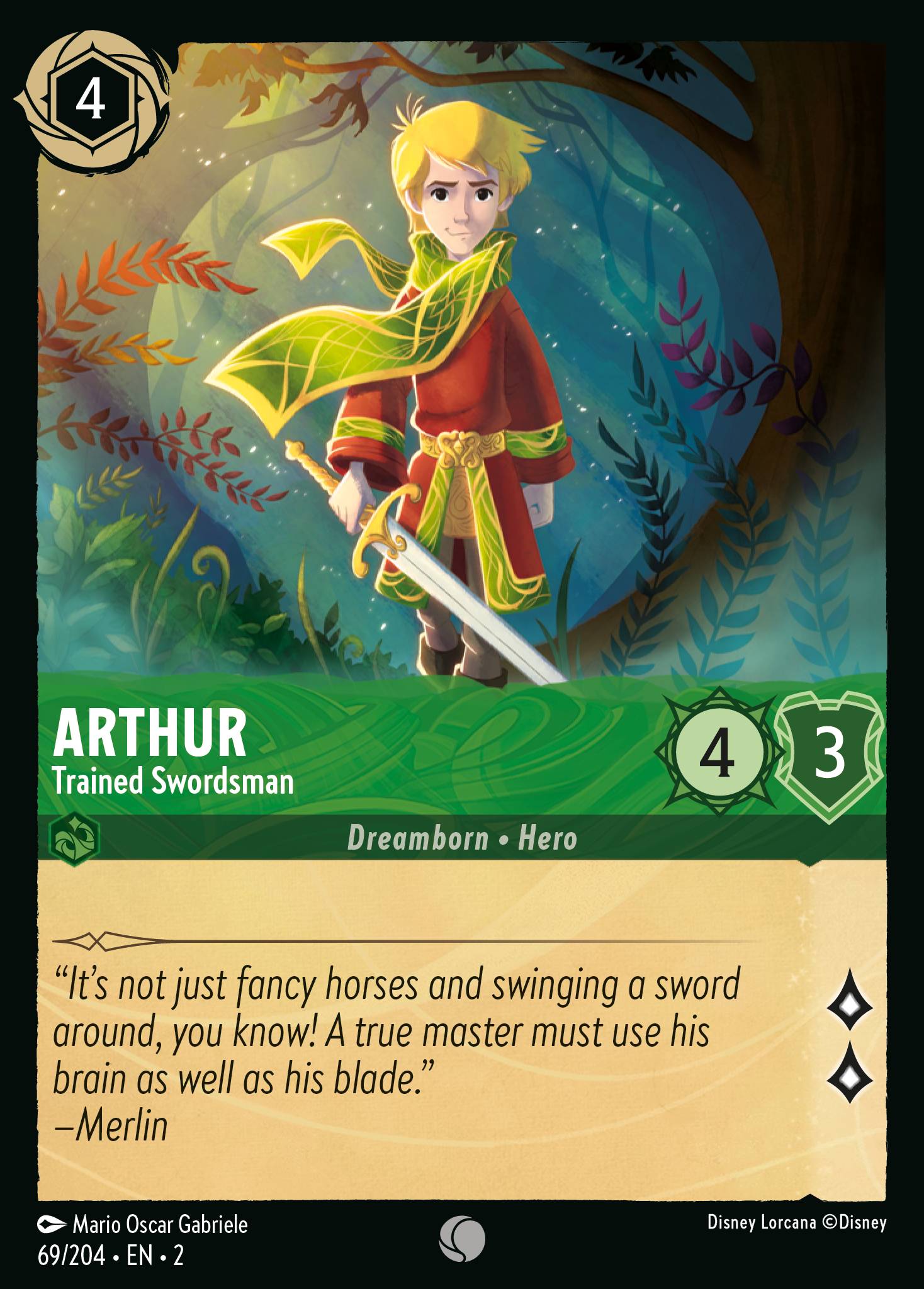 Arthur - Trained Swordsman (English)