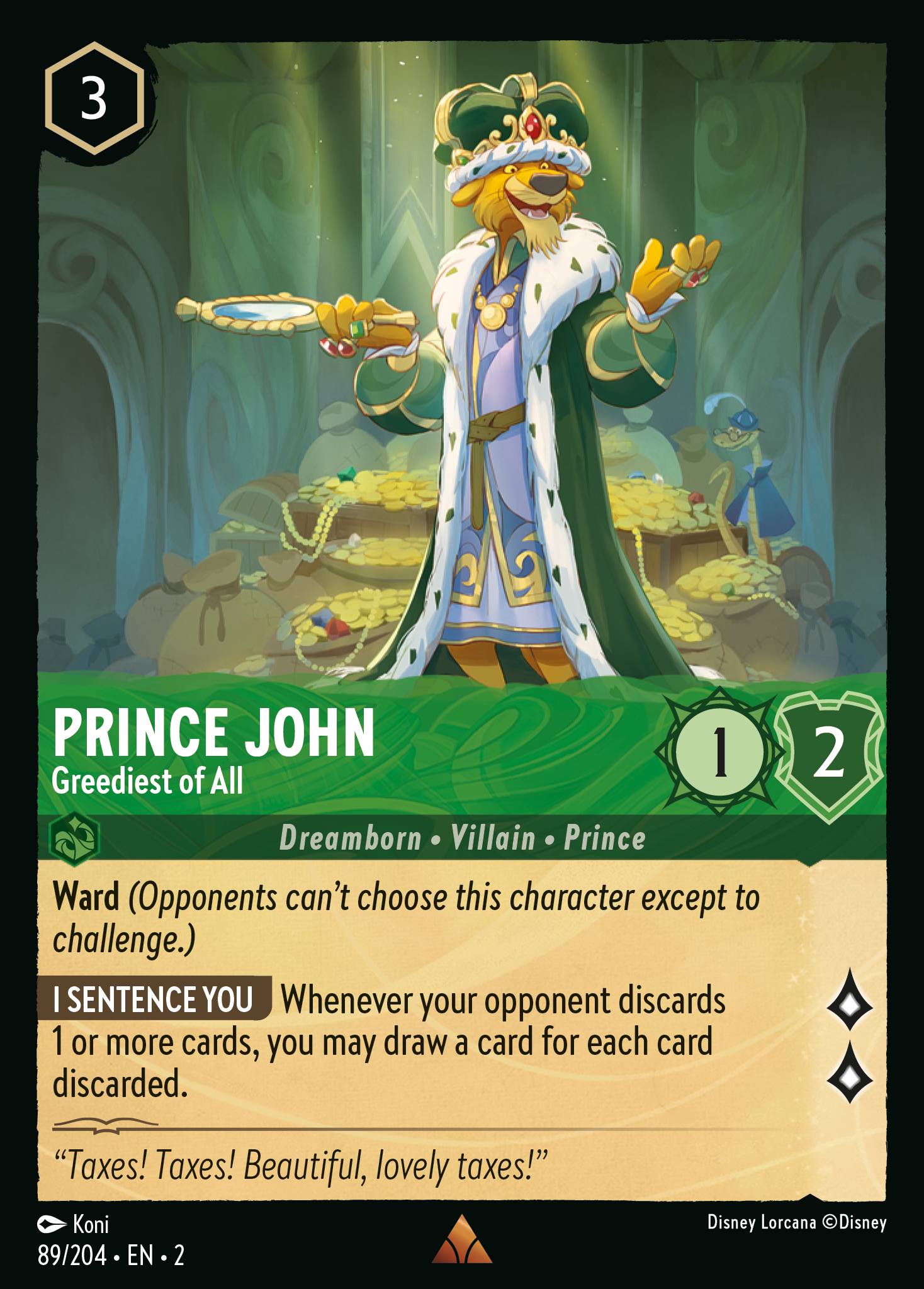 Prince John - Greediest of All (English)