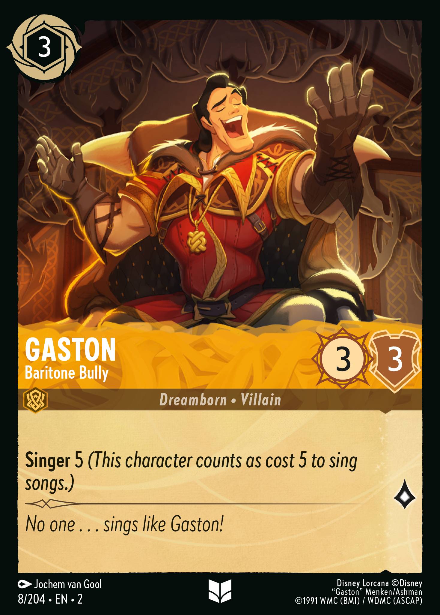 Gaston - Baritone Bully (English)