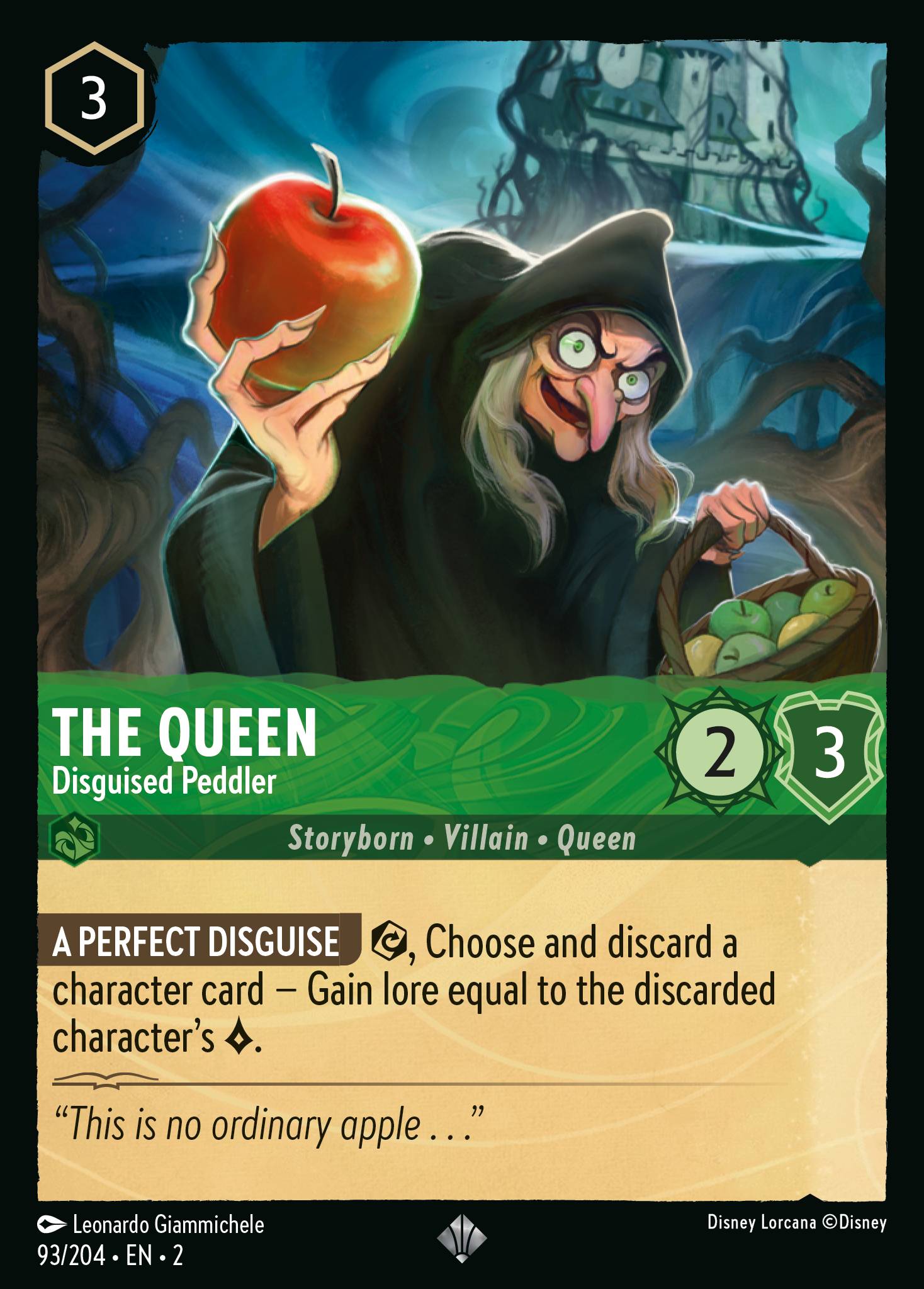 The Queen - Disguised Peddler (English)