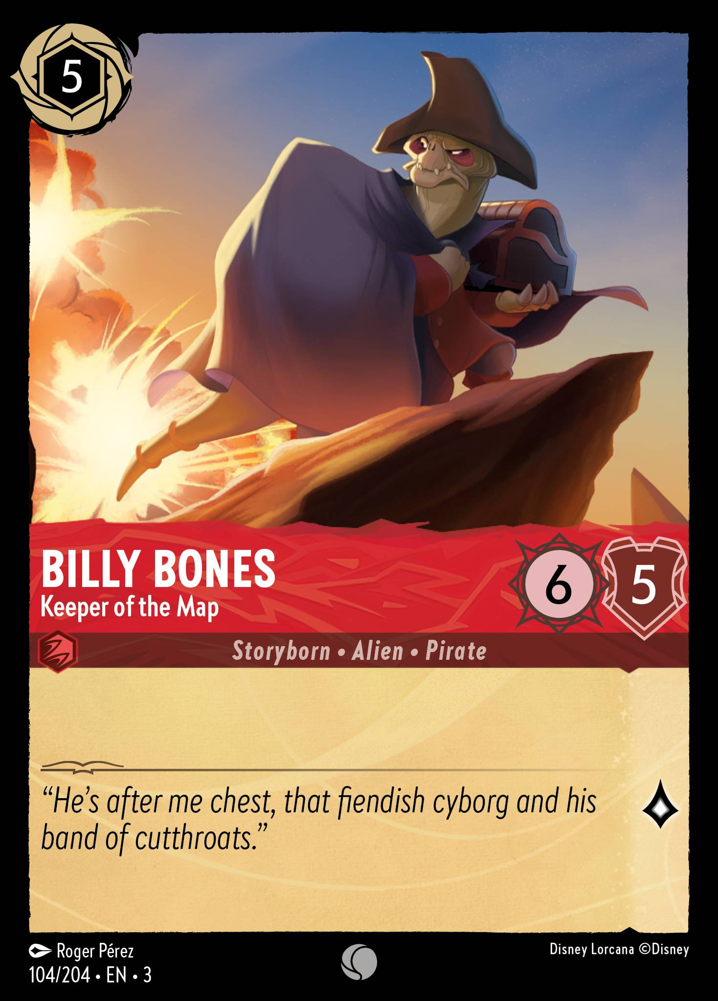 Billy Bones - Keeper of the Map (English)