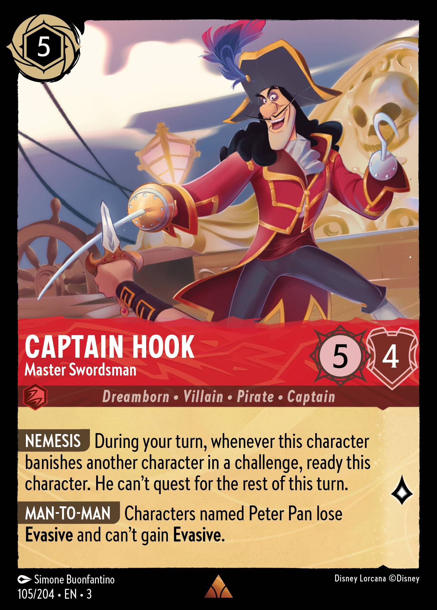 Captain Hook - Master Swordsman (English)