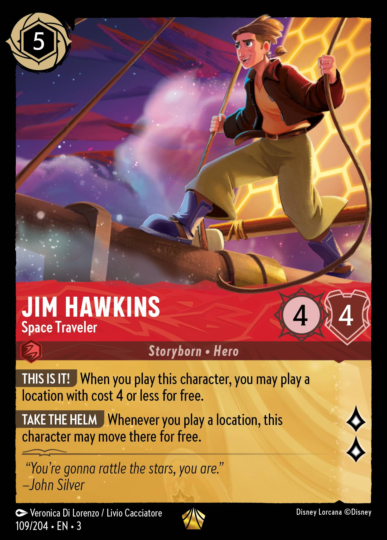Jim Hawkins - Space Traveler (Legendary) (English)
