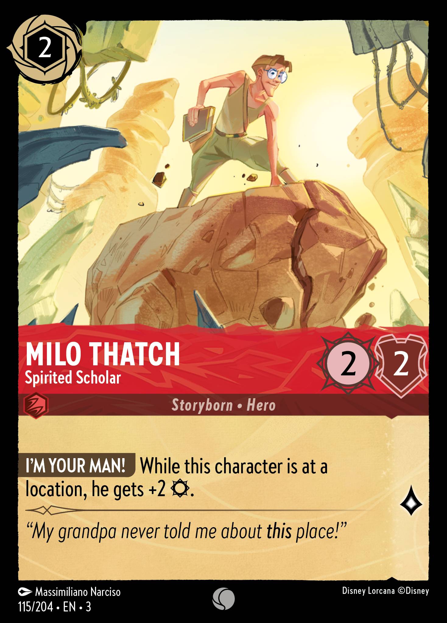 Milo Thatch - Spirited Scholar (English)