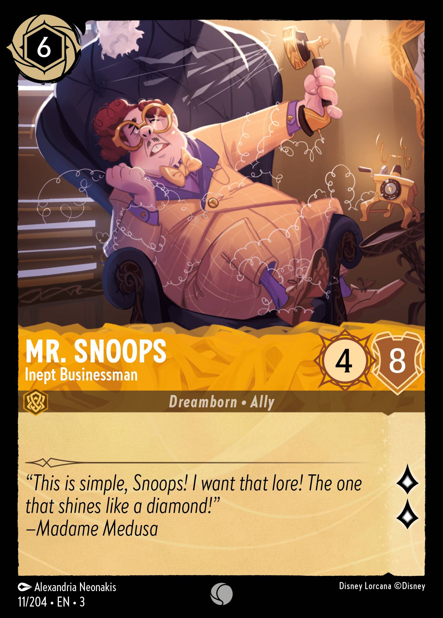 Mr. Snoops - Inept Businessman (English)