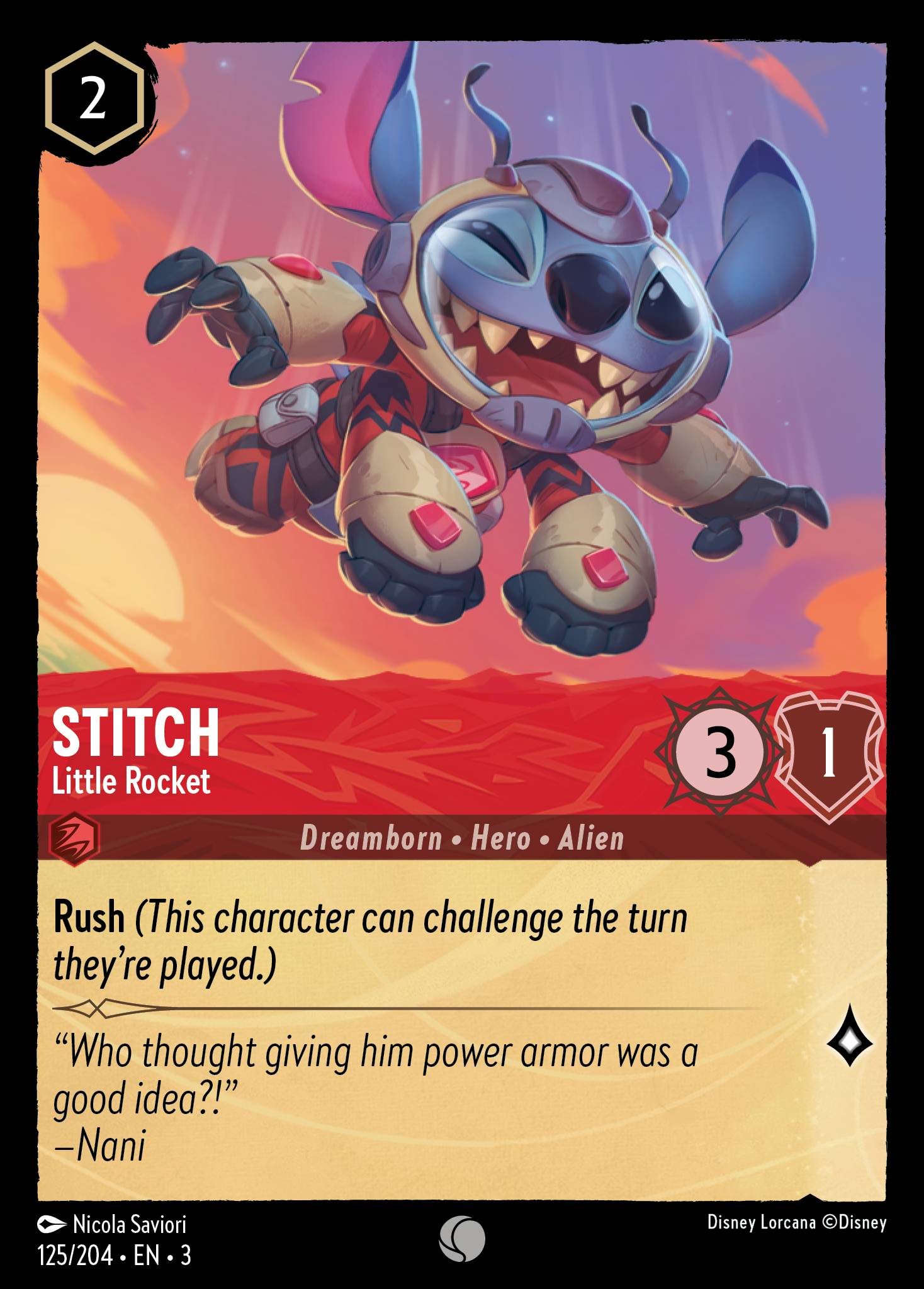 Stitch - Little Rocket (English)