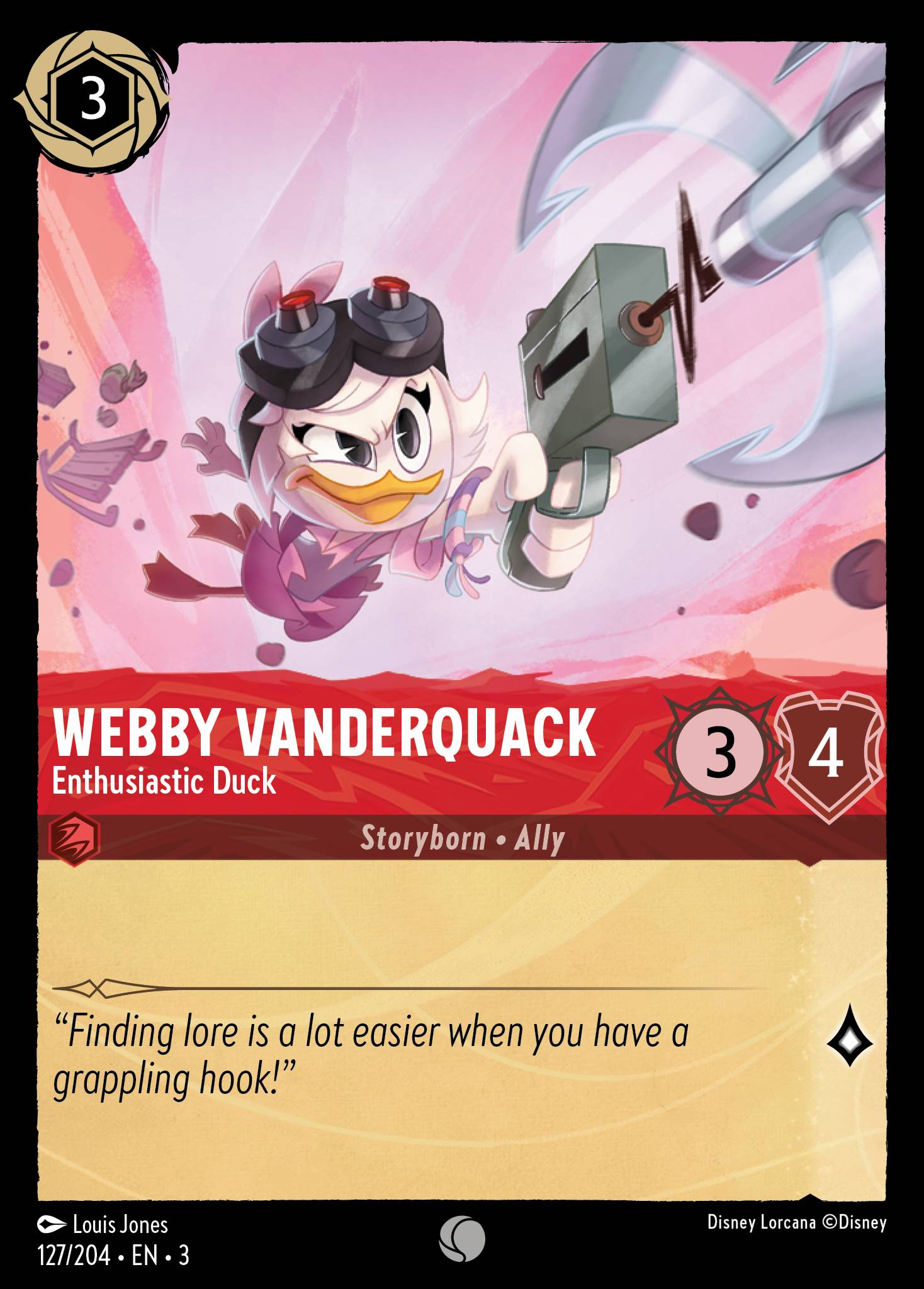 Webby Vanderquack - Enthusiastic Duck (English)