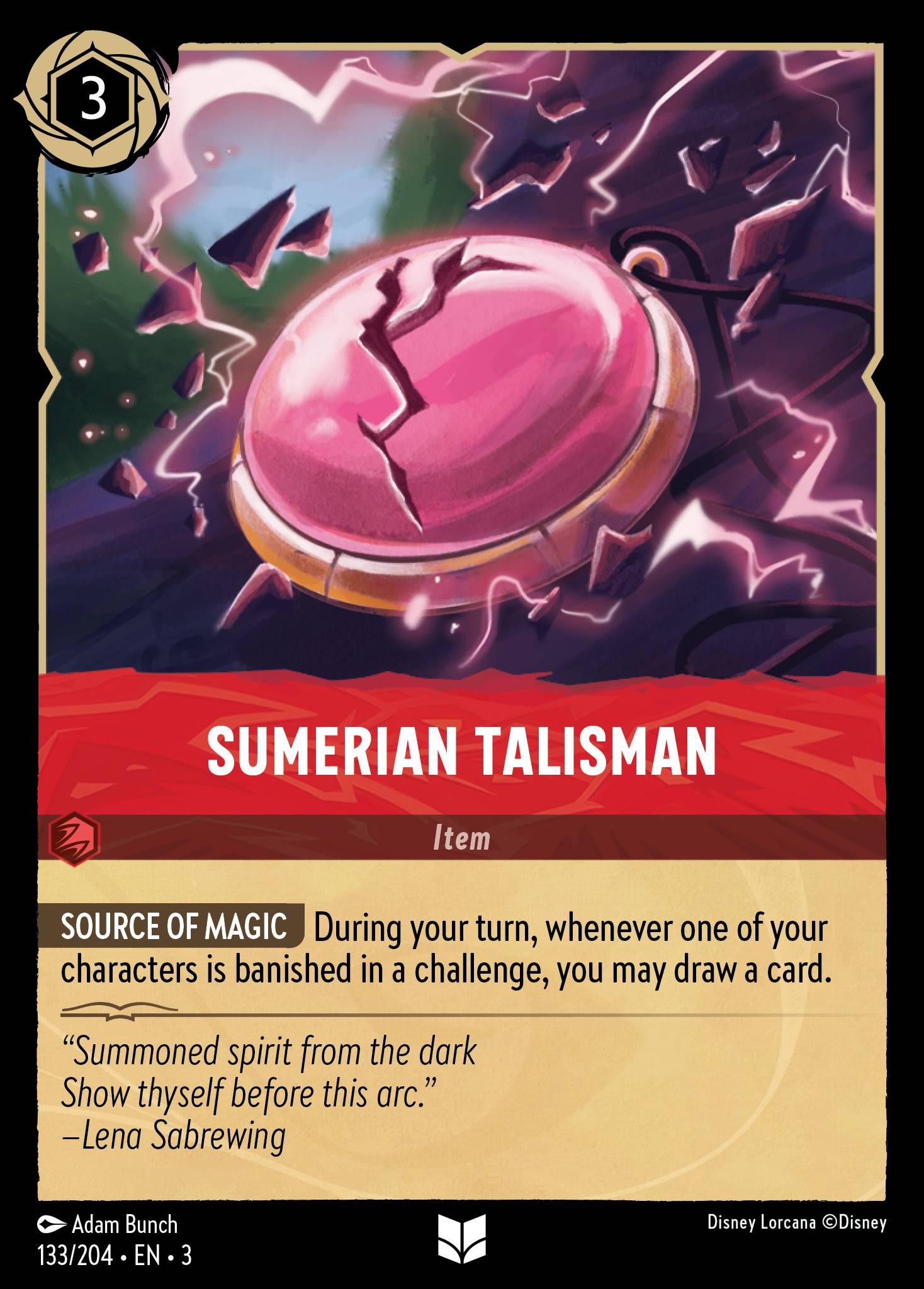 Sumerian Talisman (English)