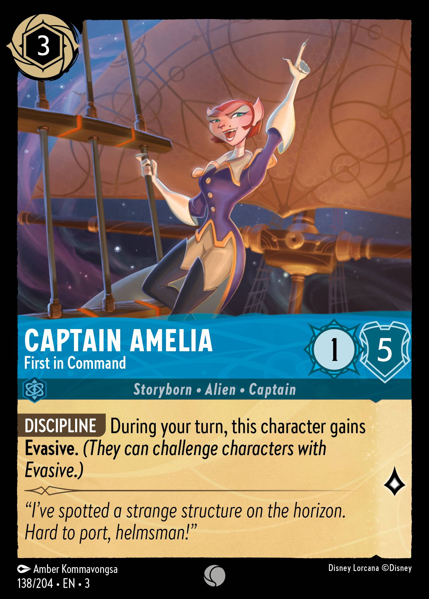 Captain Amelia - First in Command (English)