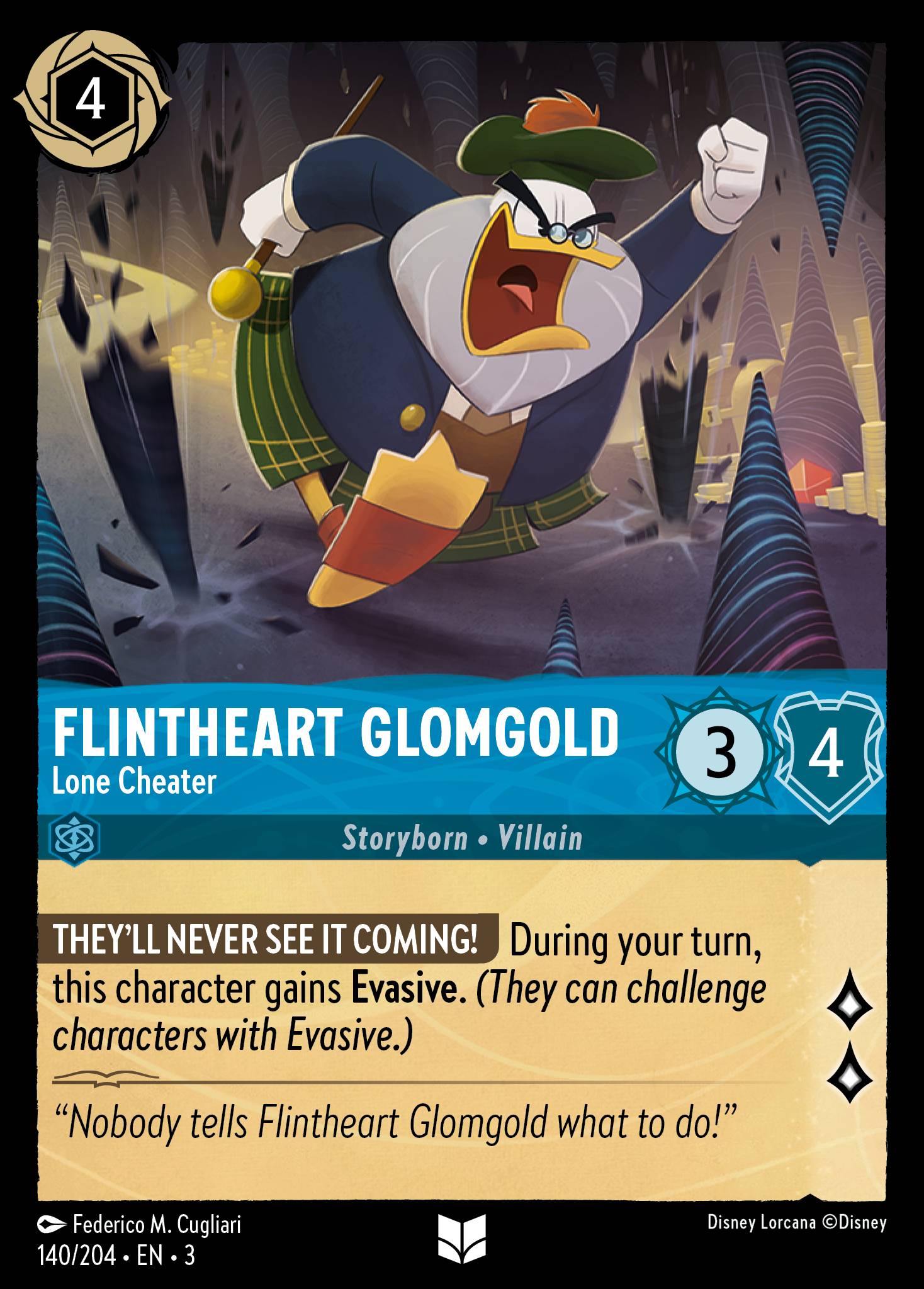 Flintheart Glomgold - Lone Cheater (English)
