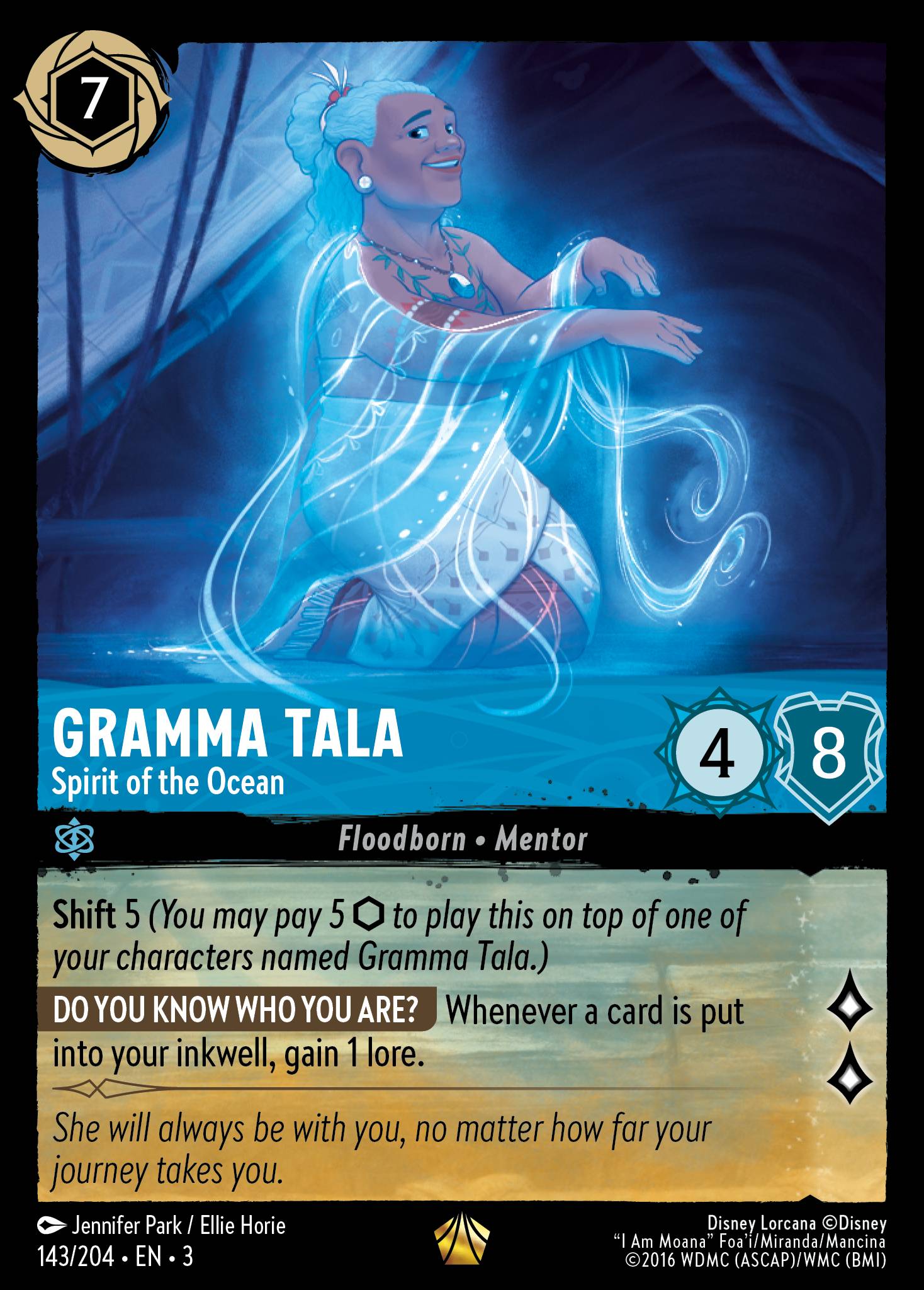 Gramma Tala - Spirit of the Ocean (Legendary) (English)