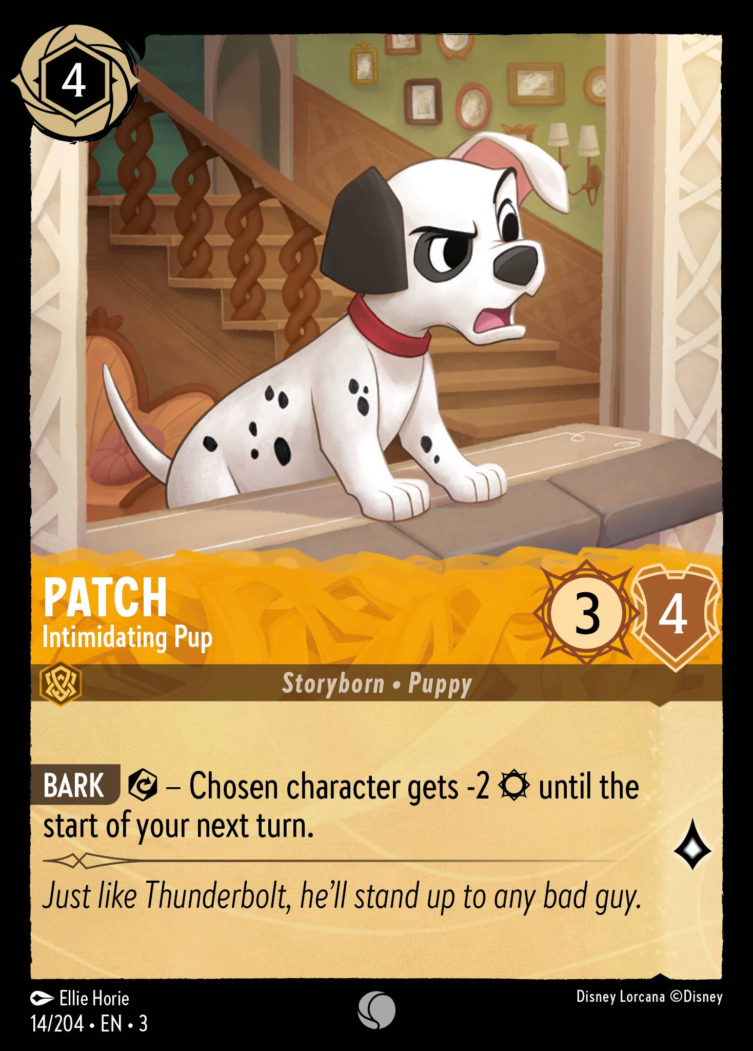 Patch - Intimidating Pup (English)