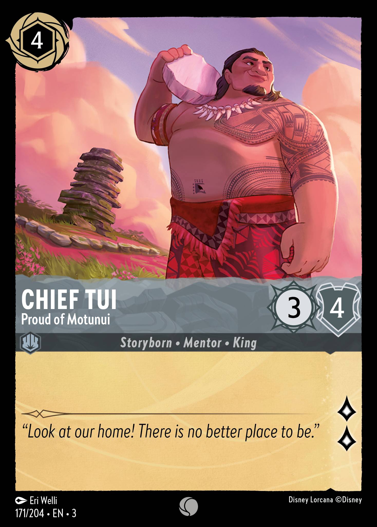 Chief Tui - Proud of Motunui (English)