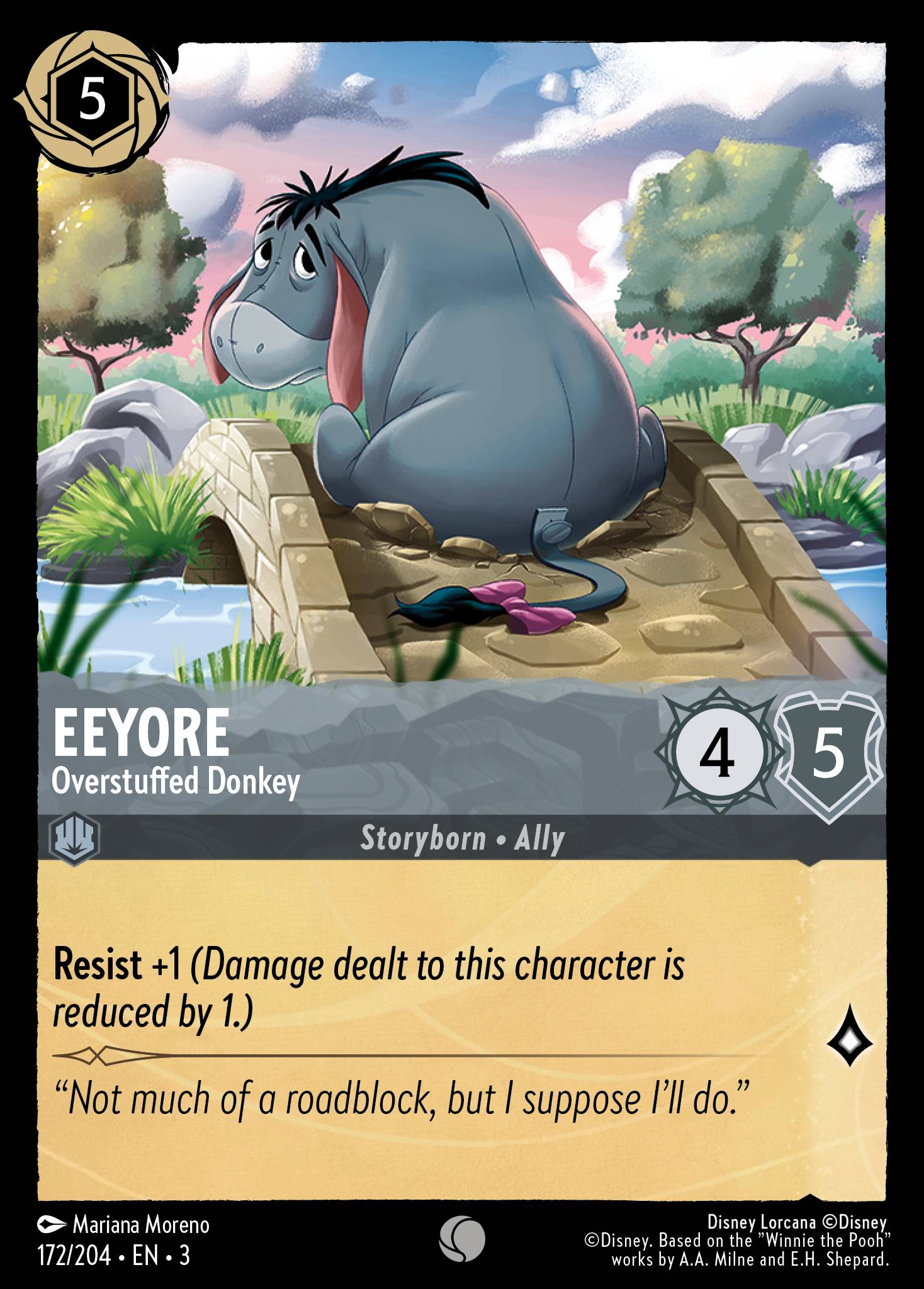 Eeyore - Overstuffed Donkey (English)